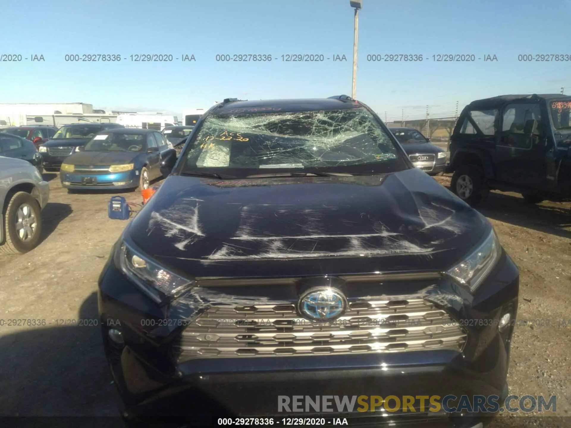 6 fotografías del automóvil dañado 4T3E6RFV2MU017394 TOYOTA RAV4 HYBRID 2021