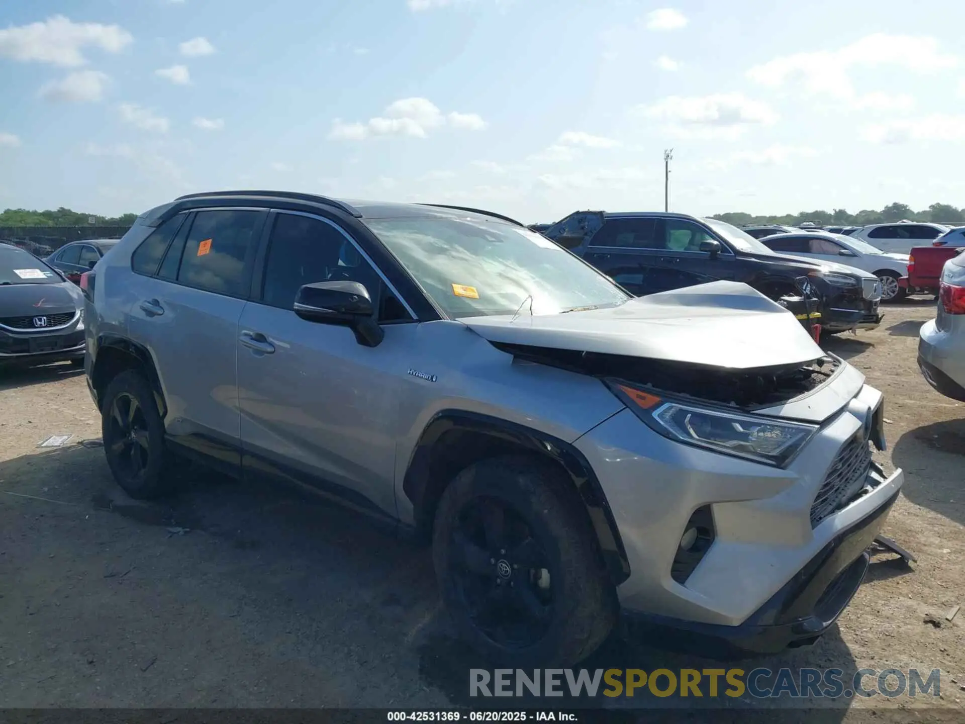 1 fotografías del automóvil dañado 4T3E6RFV3MU043387 TOYOTA RAV4 HYBRID 2021