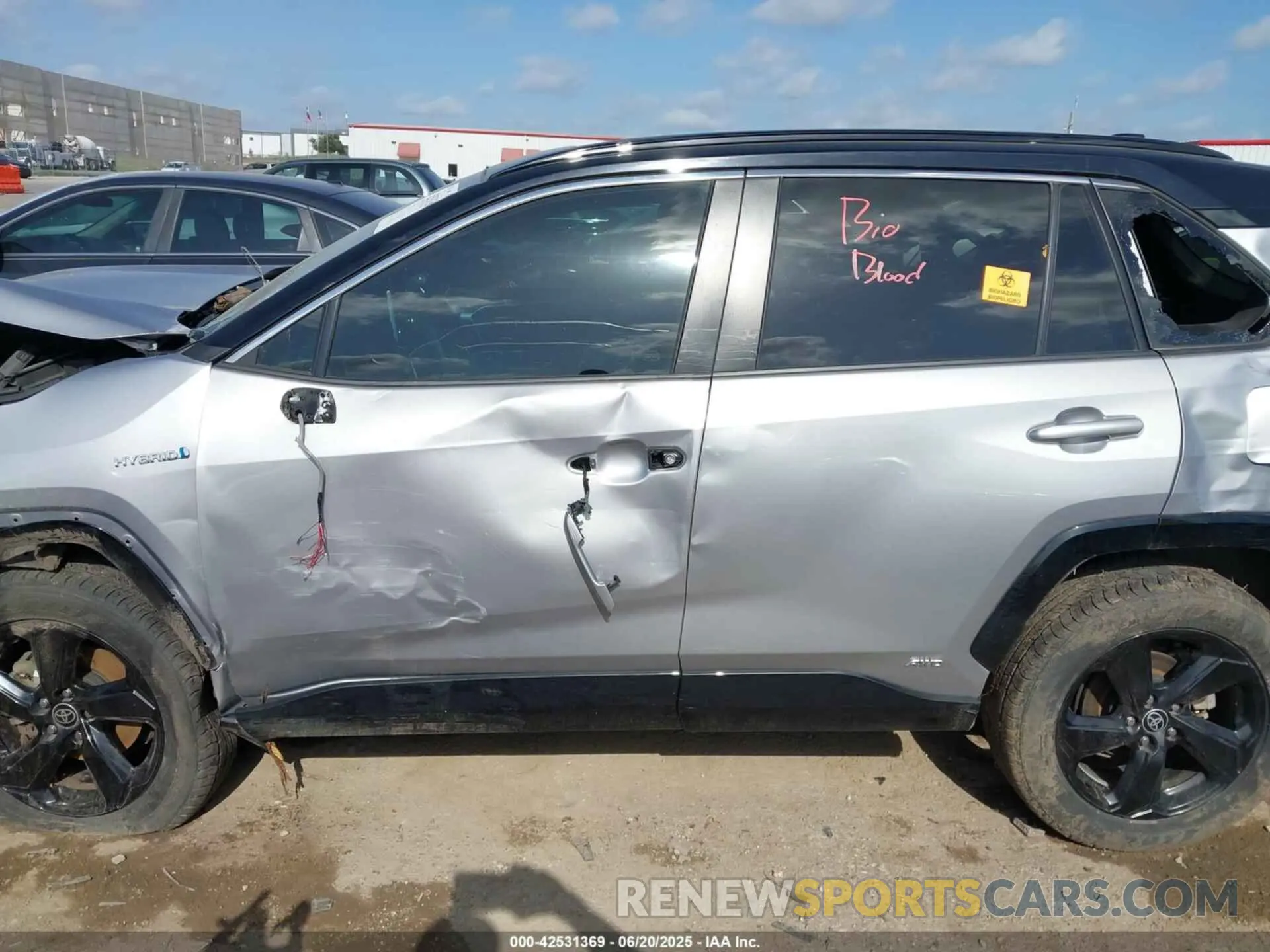 14 fotografías del automóvil dañado 4T3E6RFV3MU043387 TOYOTA RAV4 HYBRID 2021