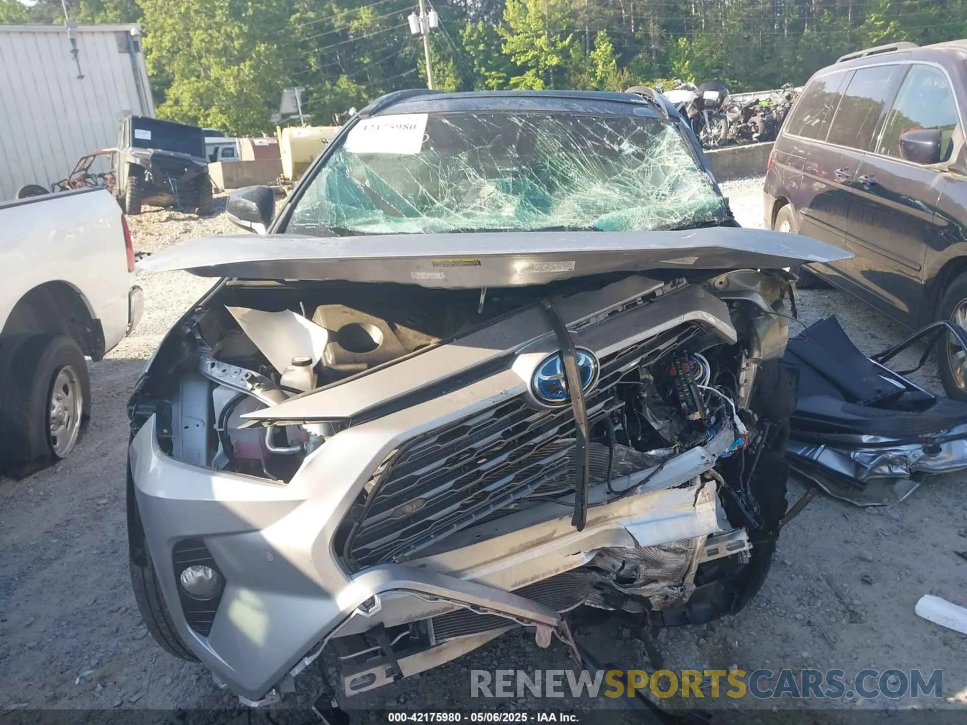 13 fotografías del automóvil dañado 4T3E6RFV3MU055183 TOYOTA RAV4 HYBRID 2021