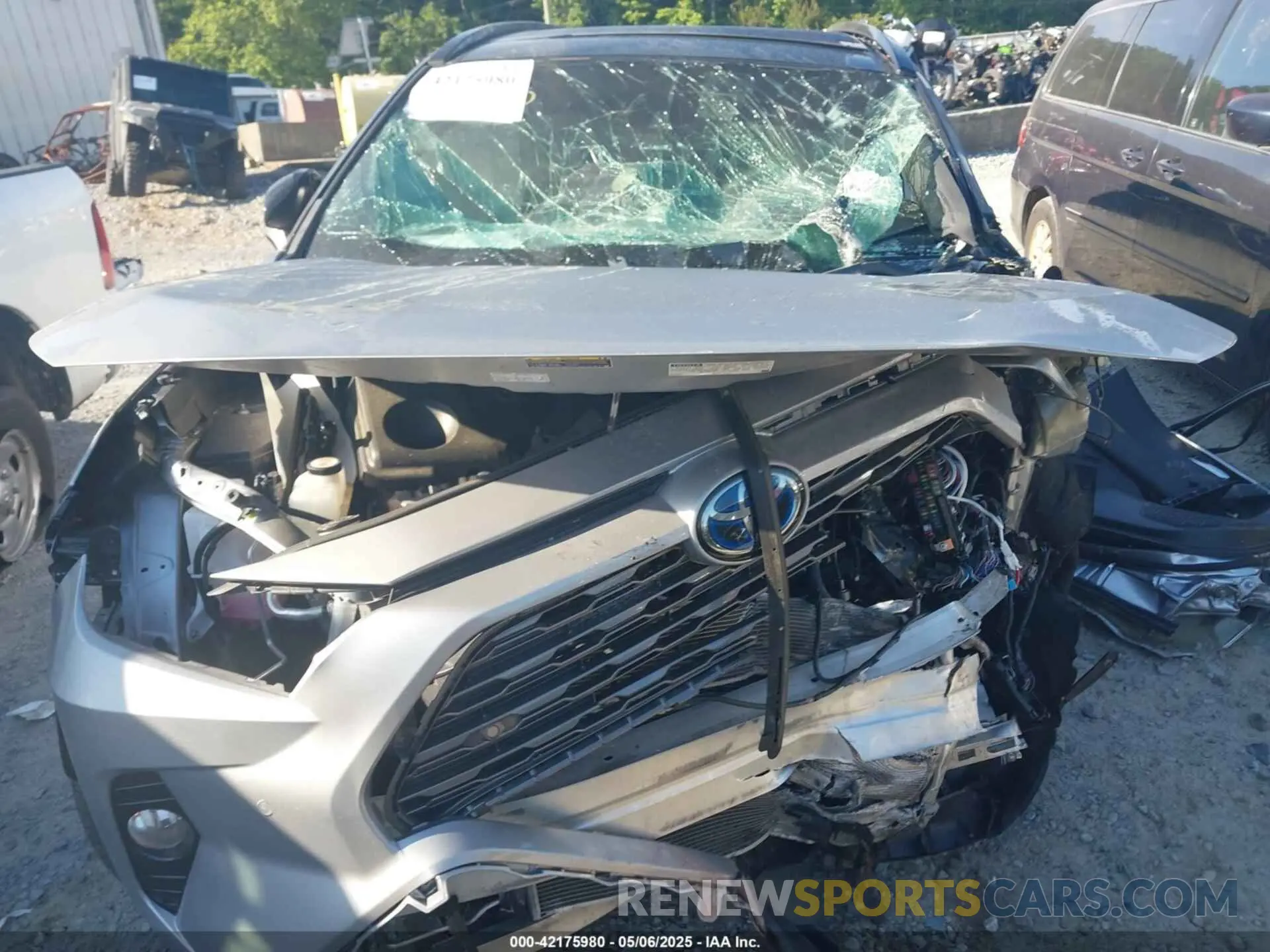 6 fotografías del automóvil dañado 4T3E6RFV3MU055183 TOYOTA RAV4 HYBRID 2021