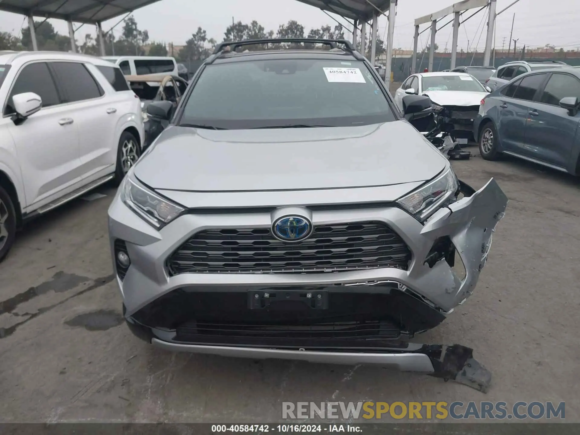 12 fotografías del automóvil dañado 4T3E6RFV5MU061034 TOYOTA RAV4 HYBRID 2021