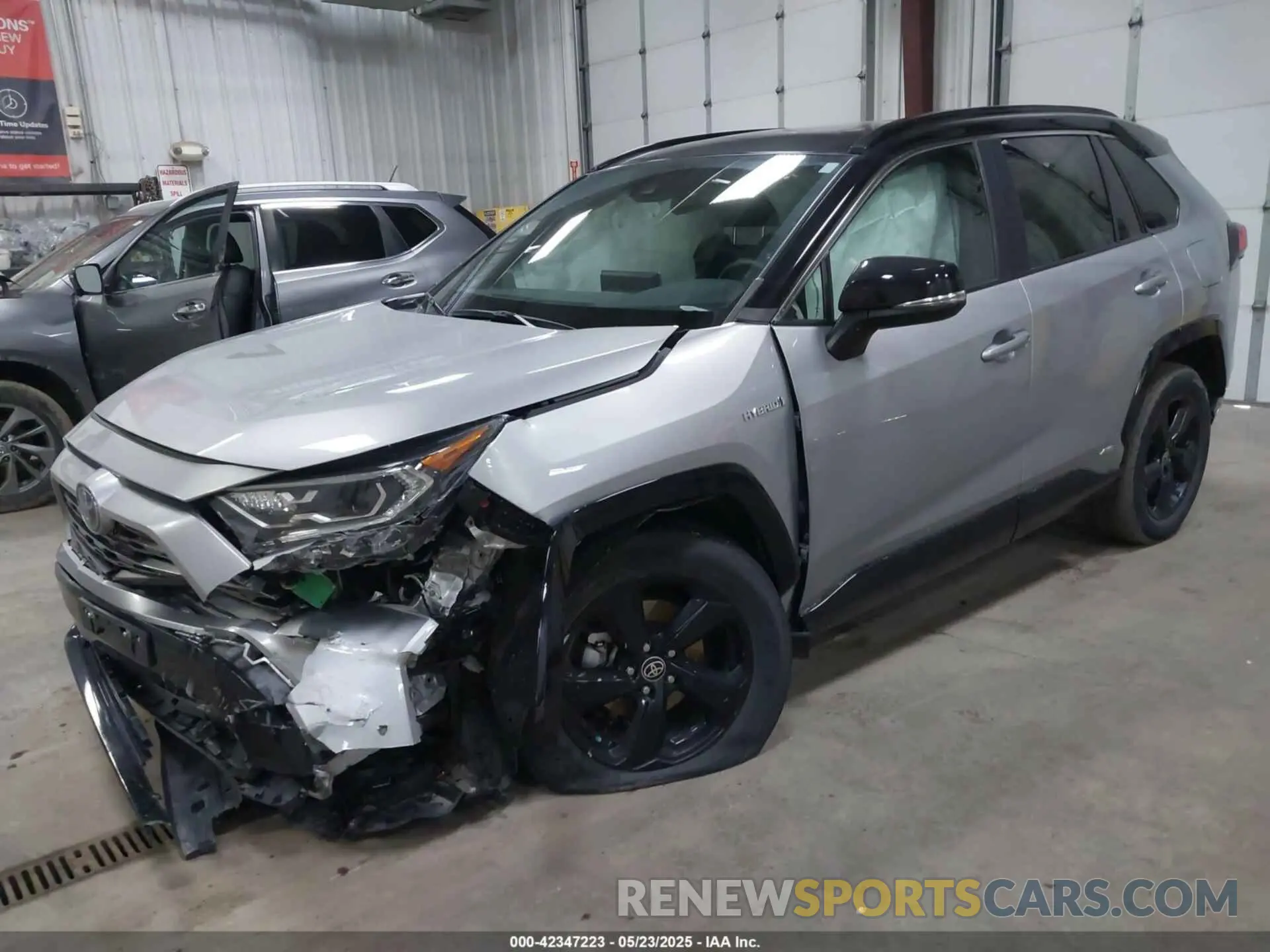 2 fotografías del automóvil dañado 4T3E6RFV5MU063382 TOYOTA RAV4 HYBRID 2021