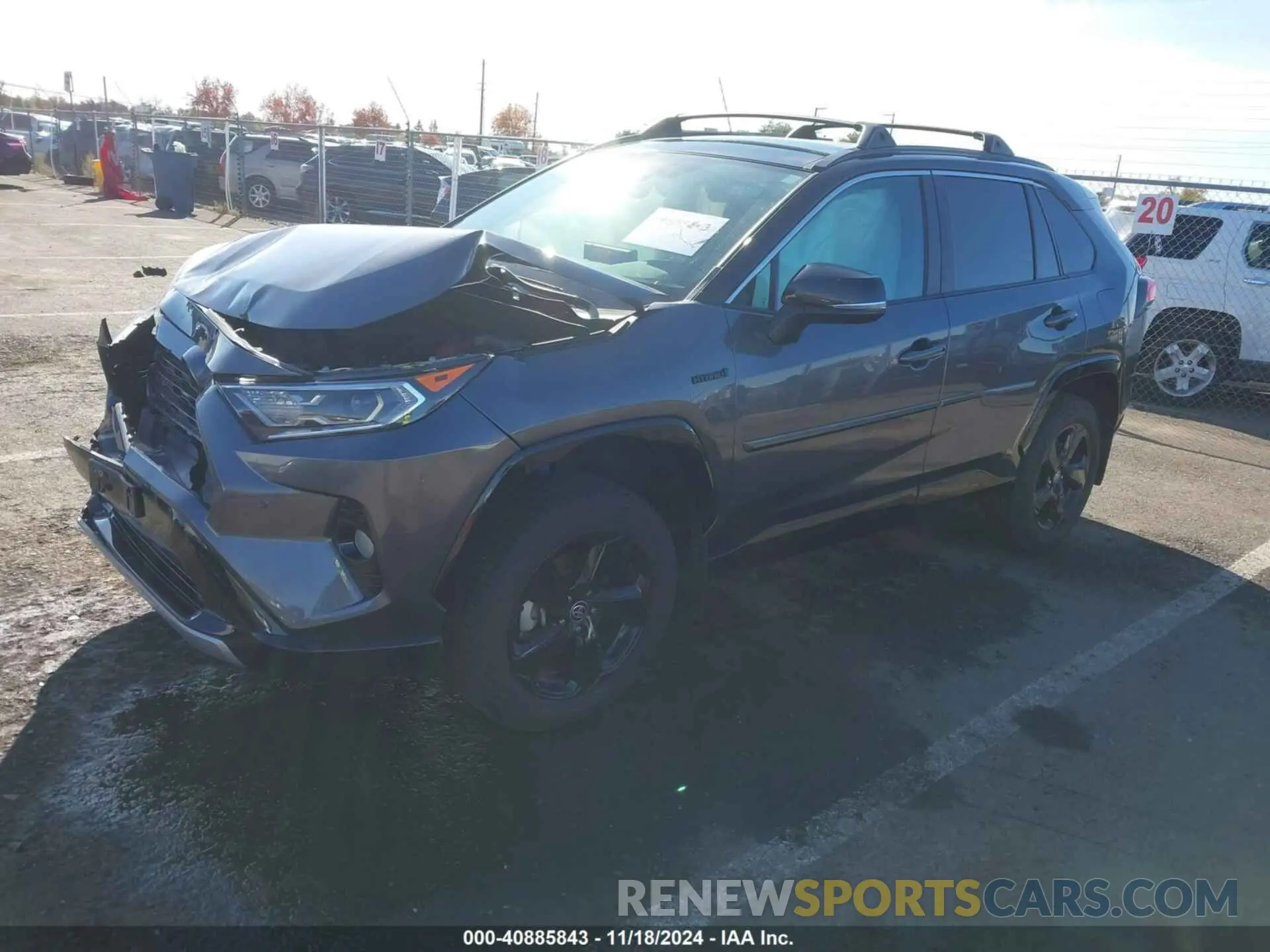2 fotografías del automóvil dañado 4T3E6RFV6MU046283 TOYOTA RAV4 HYBRID 2021