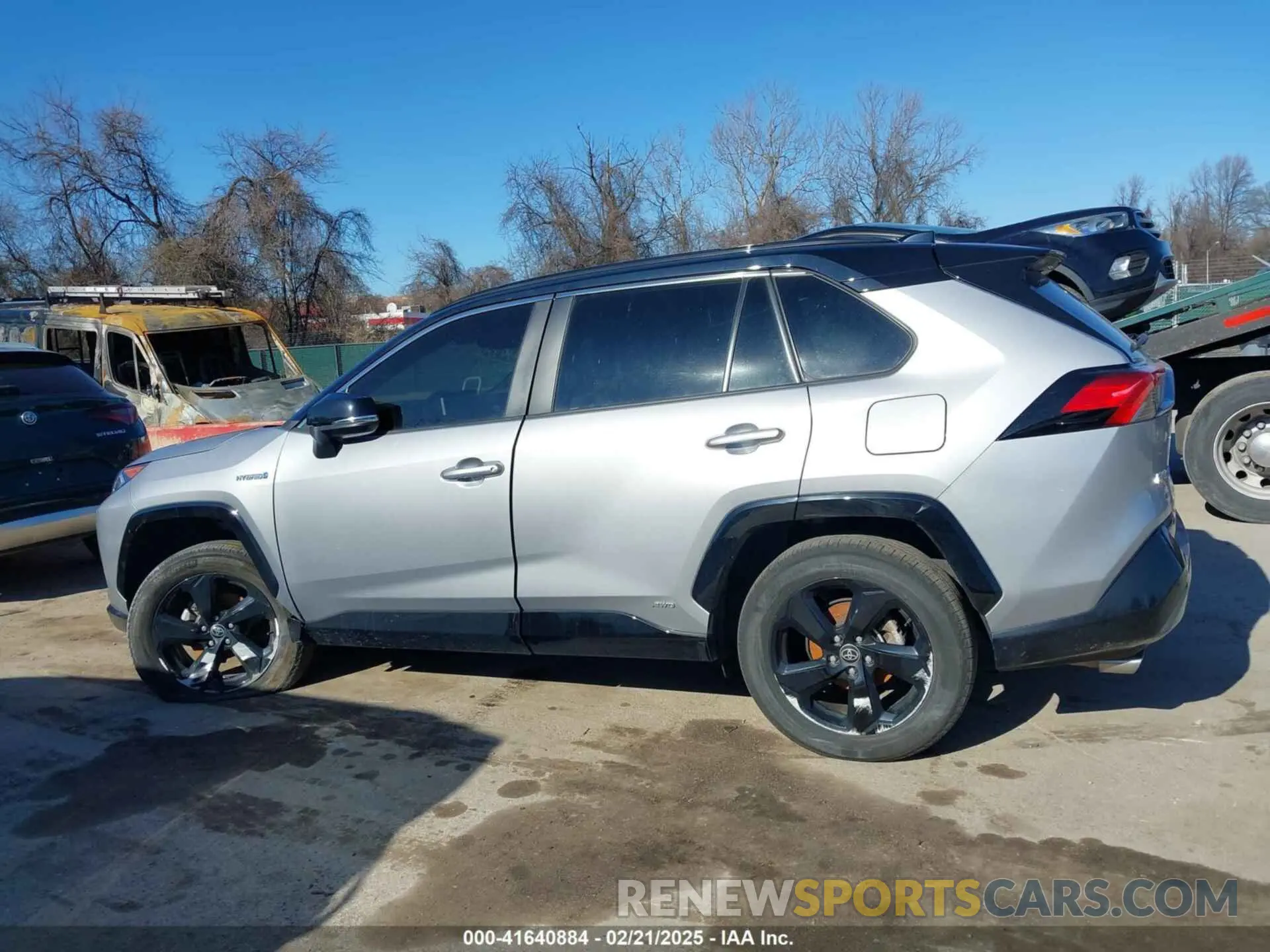 14 fotografías del automóvil dañado 4T3E6RFV7MU033736 TOYOTA RAV4 HYBRID 2021
