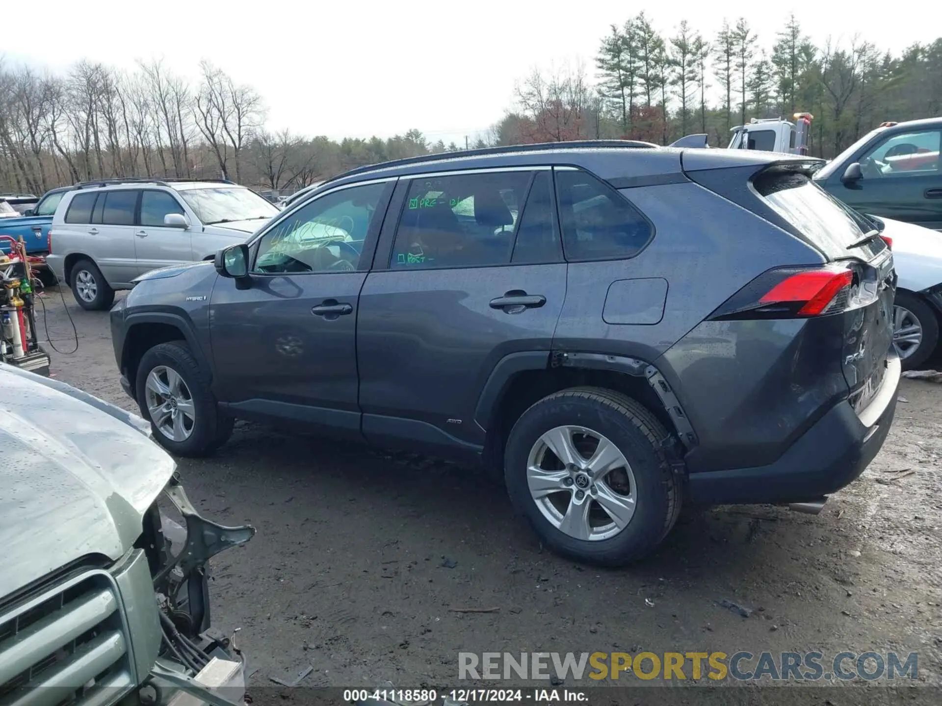 15 fotografías del automóvil dañado 4T3L6RFV2MU029035 TOYOTA RAV4 HYBRID 2021