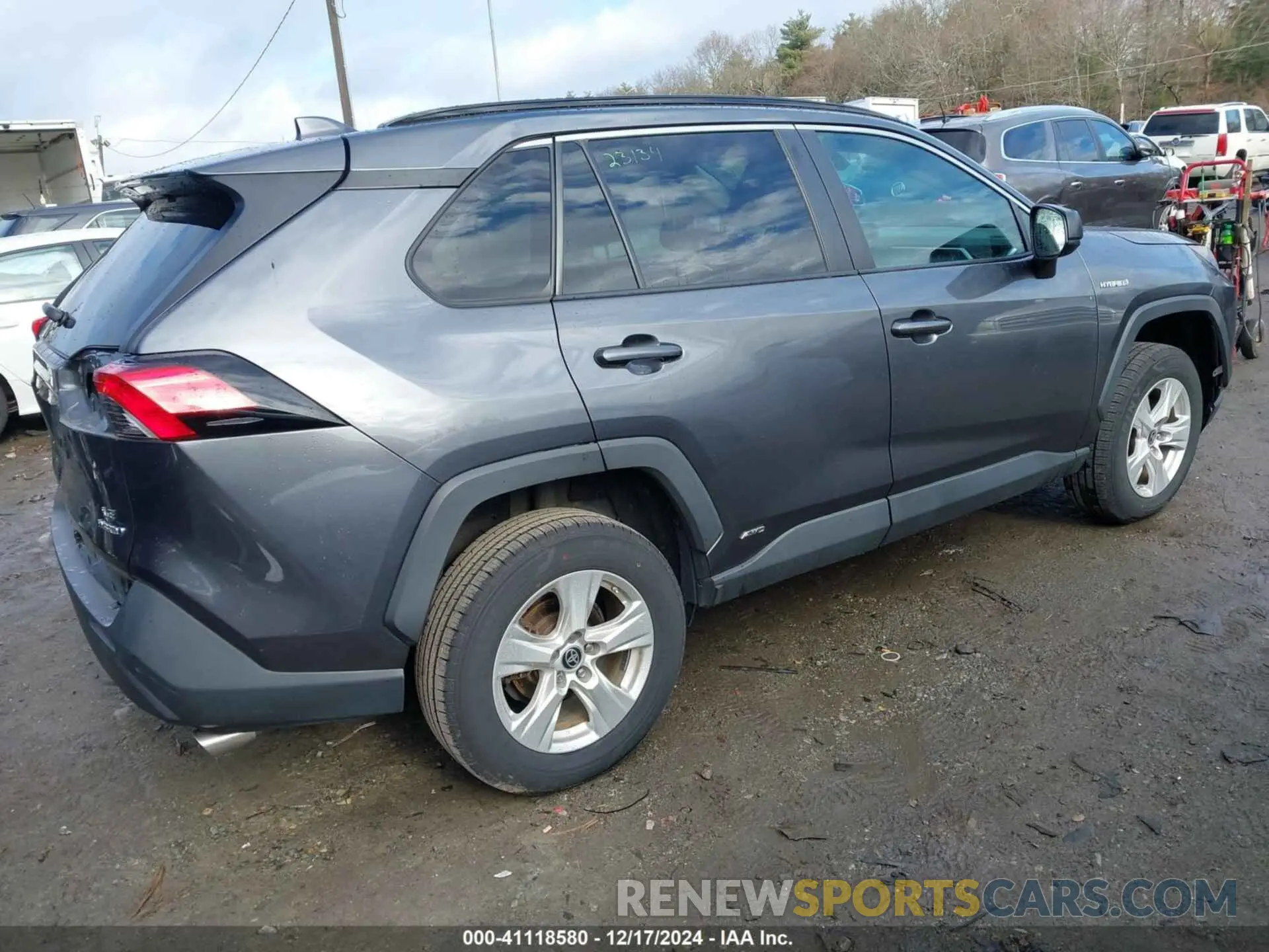 4 fotografías del automóvil dañado 4T3L6RFV2MU029035 TOYOTA RAV4 HYBRID 2021