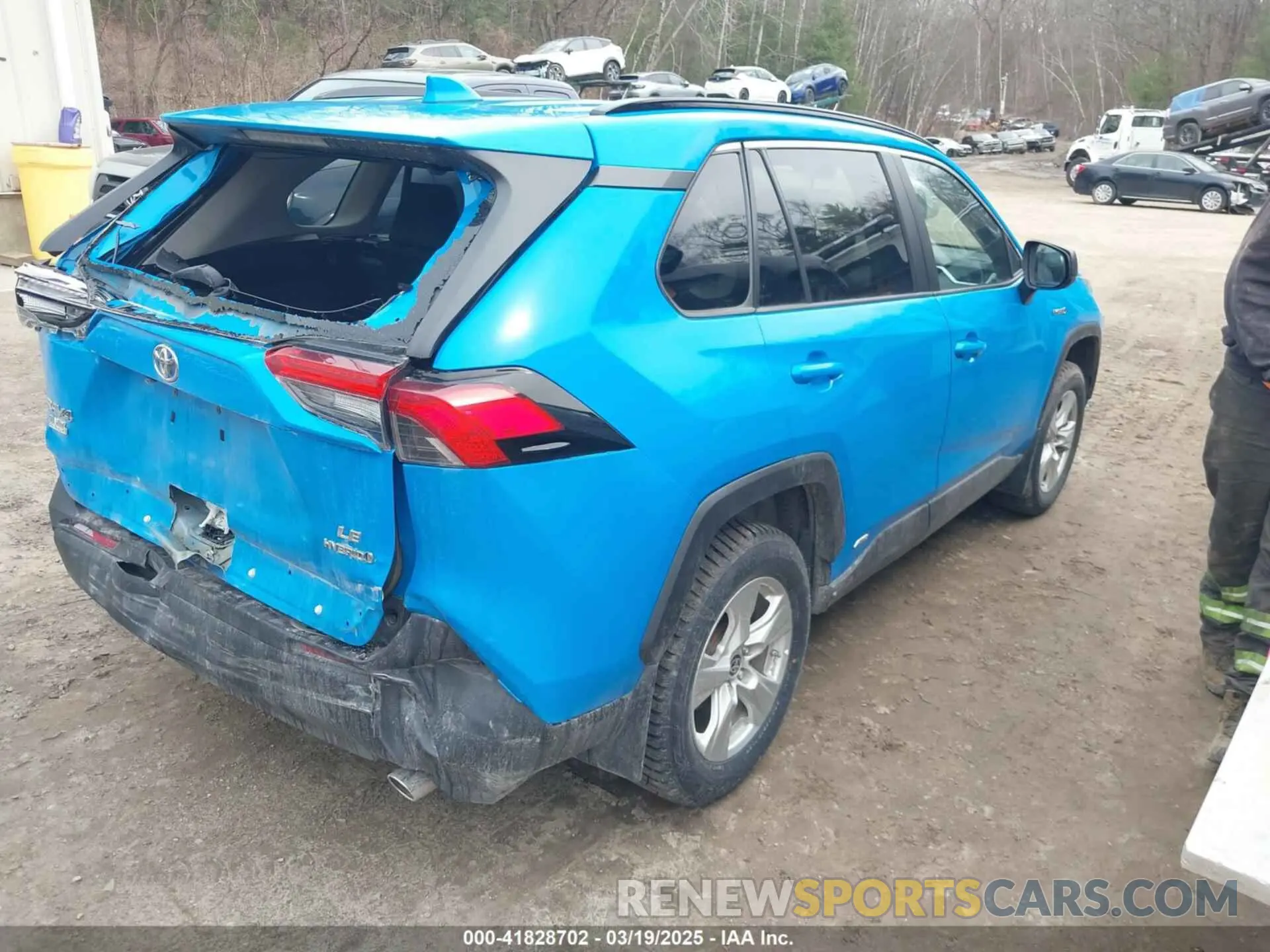4 fotografías del automóvil dañado 4T3L6RFV6MU027790 TOYOTA RAV4 HYBRID 2021
