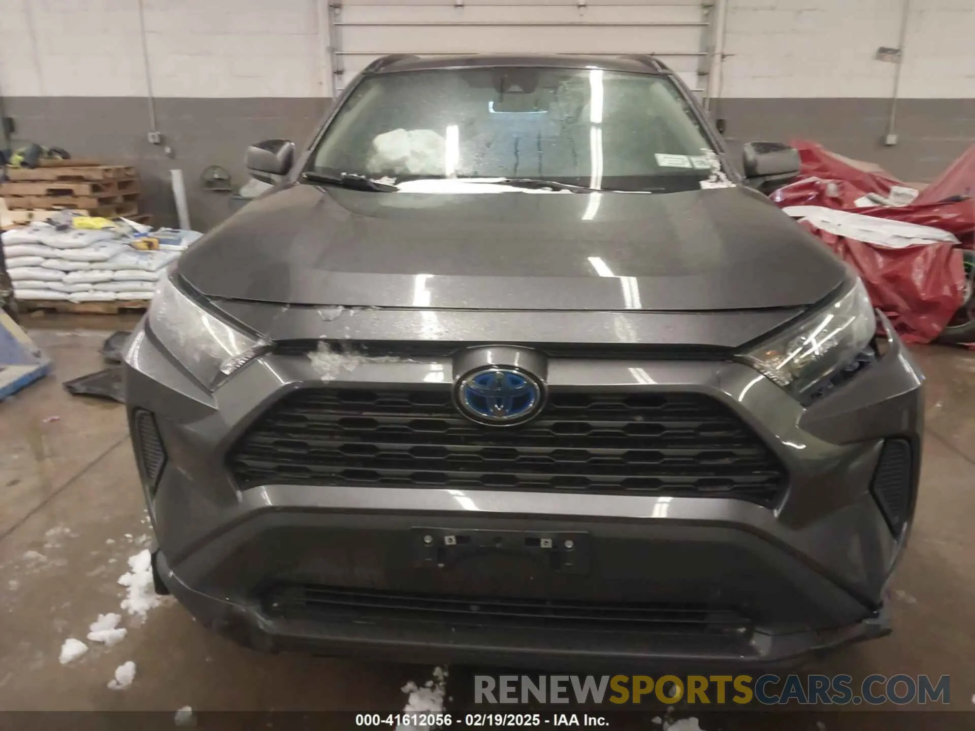 12 fotografías del automóvil dañado 4T3LWRFV1MU047476 TOYOTA RAV4 HYBRID 2021