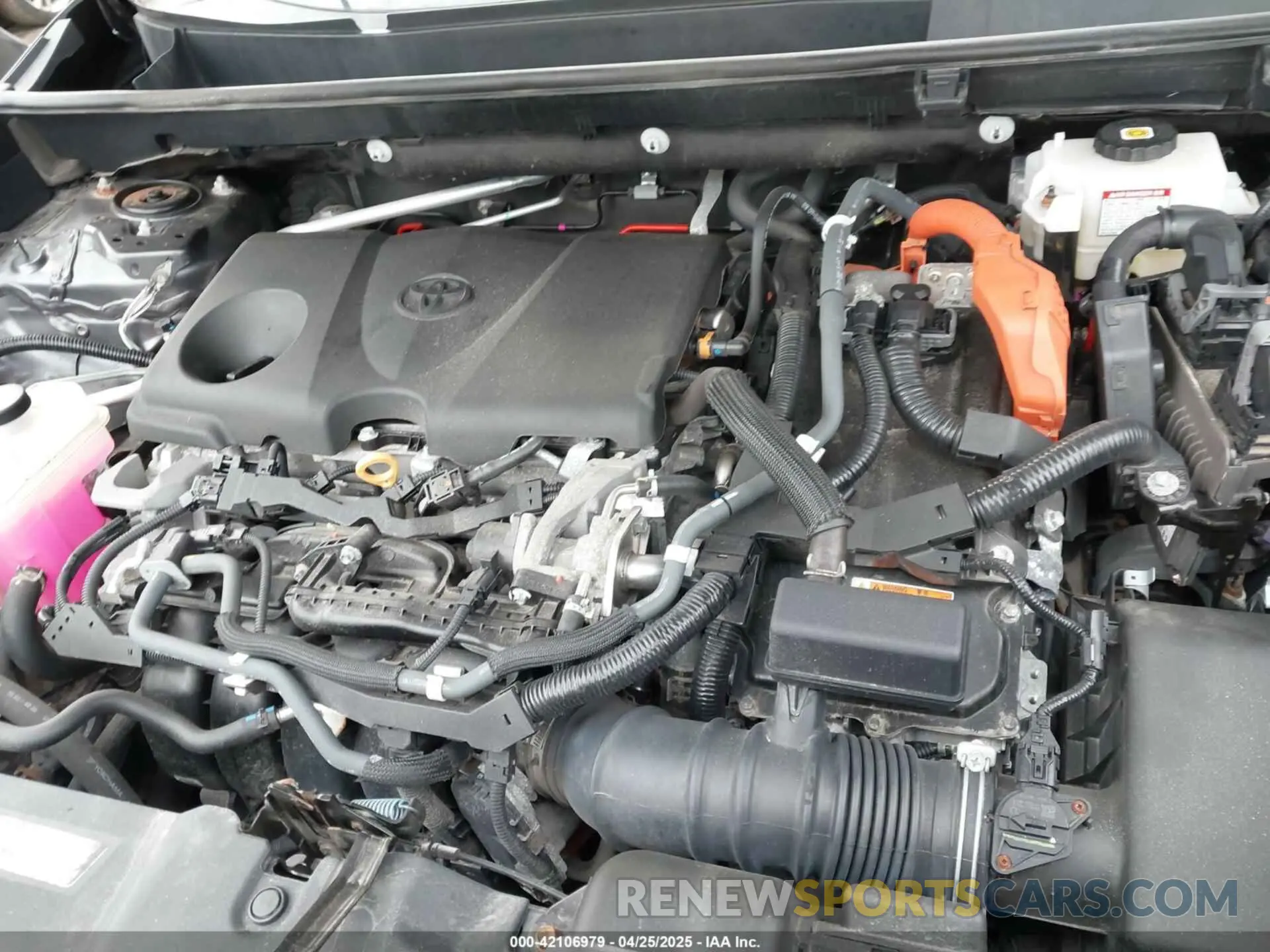 10 fotografías del automóvil dañado 4T3LWRFV3MU041338 TOYOTA RAV4 HYBRID 2021