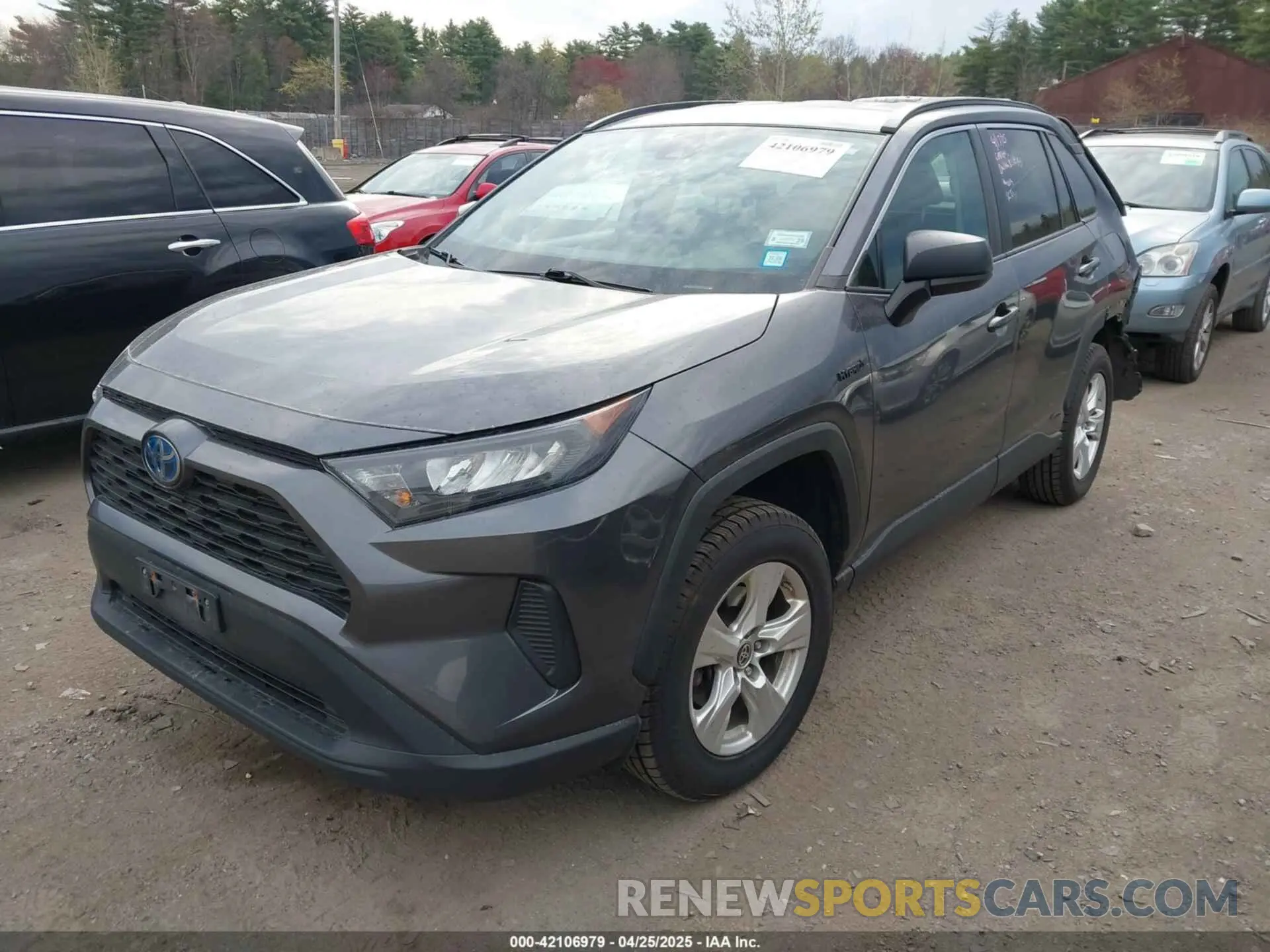 2 fotografías del automóvil dañado 4T3LWRFV3MU041338 TOYOTA RAV4 HYBRID 2021
