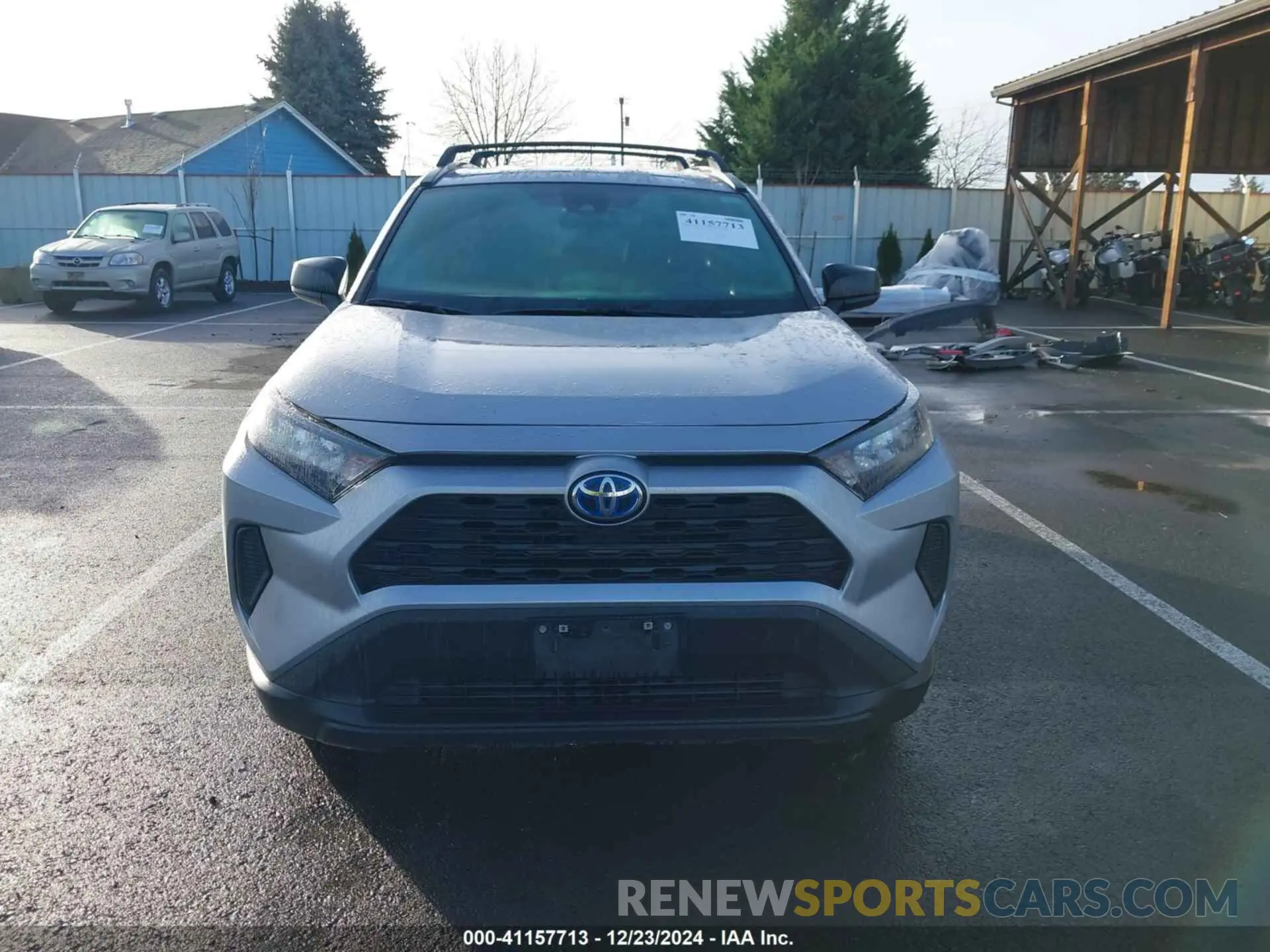 13 fotografías del automóvil dañado 4T3LWRFV7MU020055 TOYOTA RAV4 HYBRID 2021