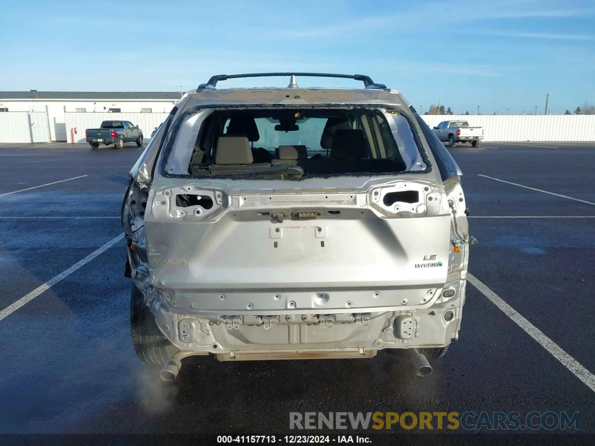17 fotografías del automóvil dañado 4T3LWRFV7MU020055 TOYOTA RAV4 HYBRID 2021