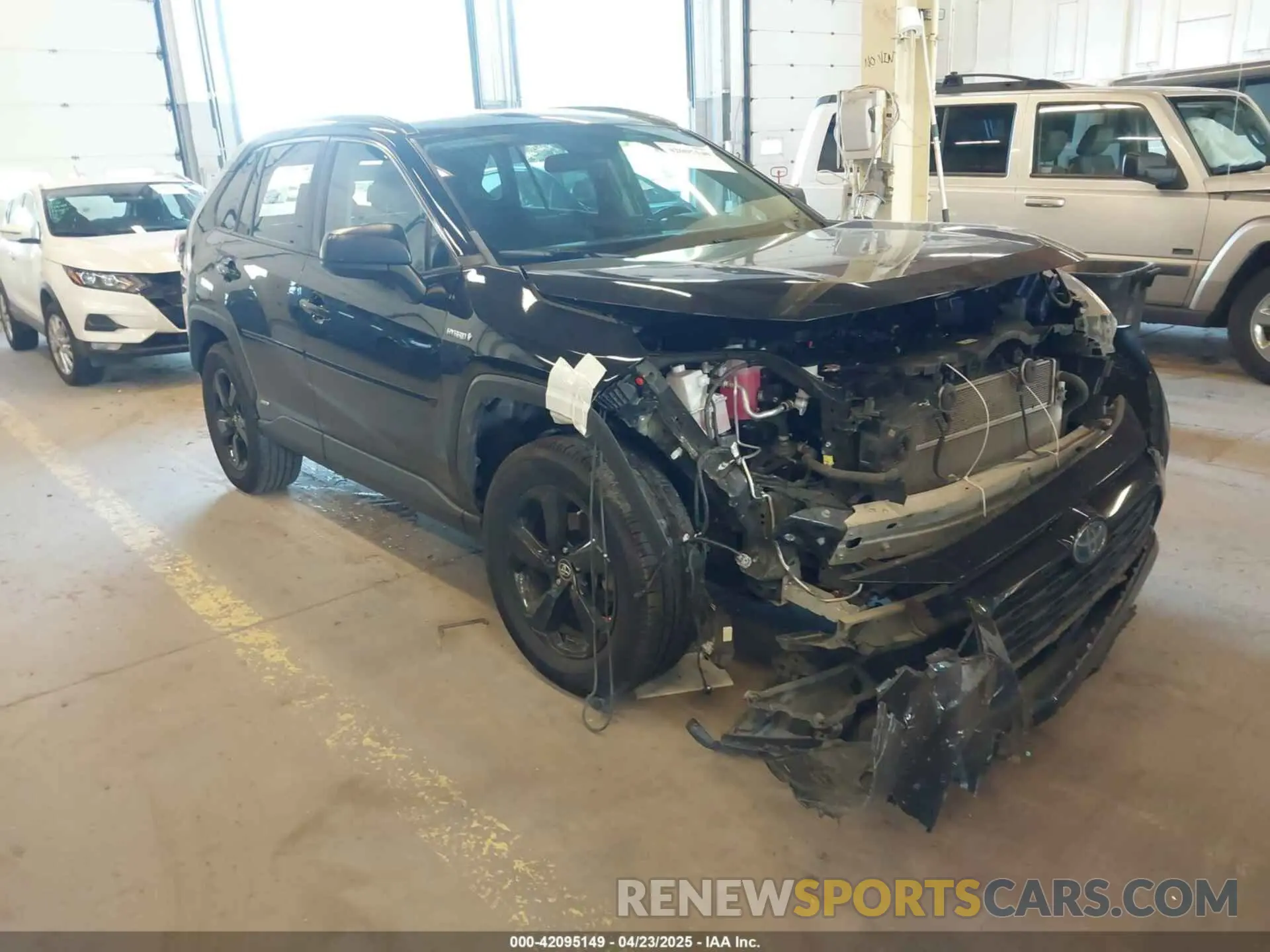 1 fotografías del automóvil dañado 4T3LWRFV7MU021741 TOYOTA RAV4 HYBRID 2021