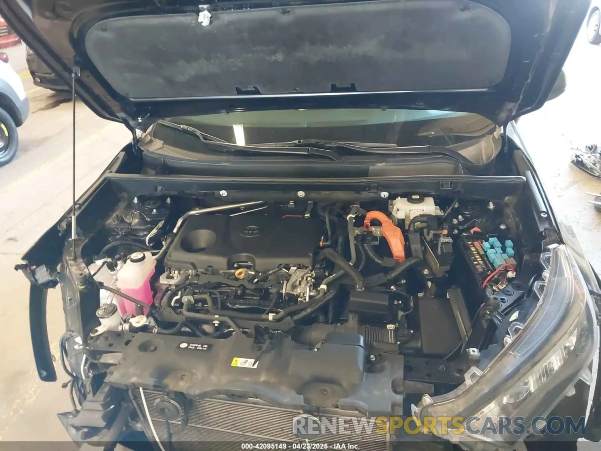 10 fotografías del automóvil dañado 4T3LWRFV7MU021741 TOYOTA RAV4 HYBRID 2021