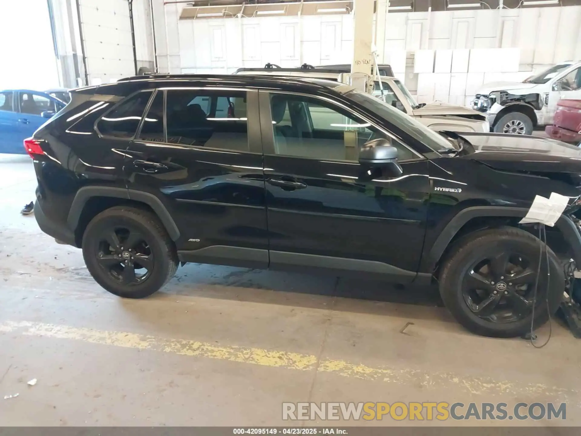 14 fotografías del automóvil dañado 4T3LWRFV7MU021741 TOYOTA RAV4 HYBRID 2021