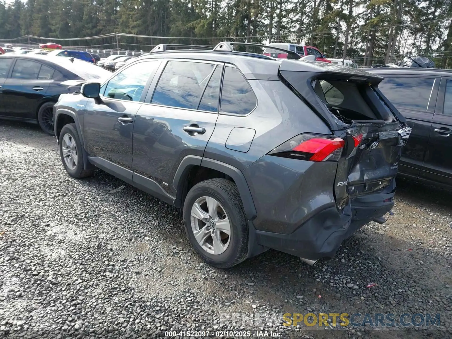 3 fotografías del automóvil dañado 4T3M6RFV7MU011263 TOYOTA RAV4 HYBRID 2021