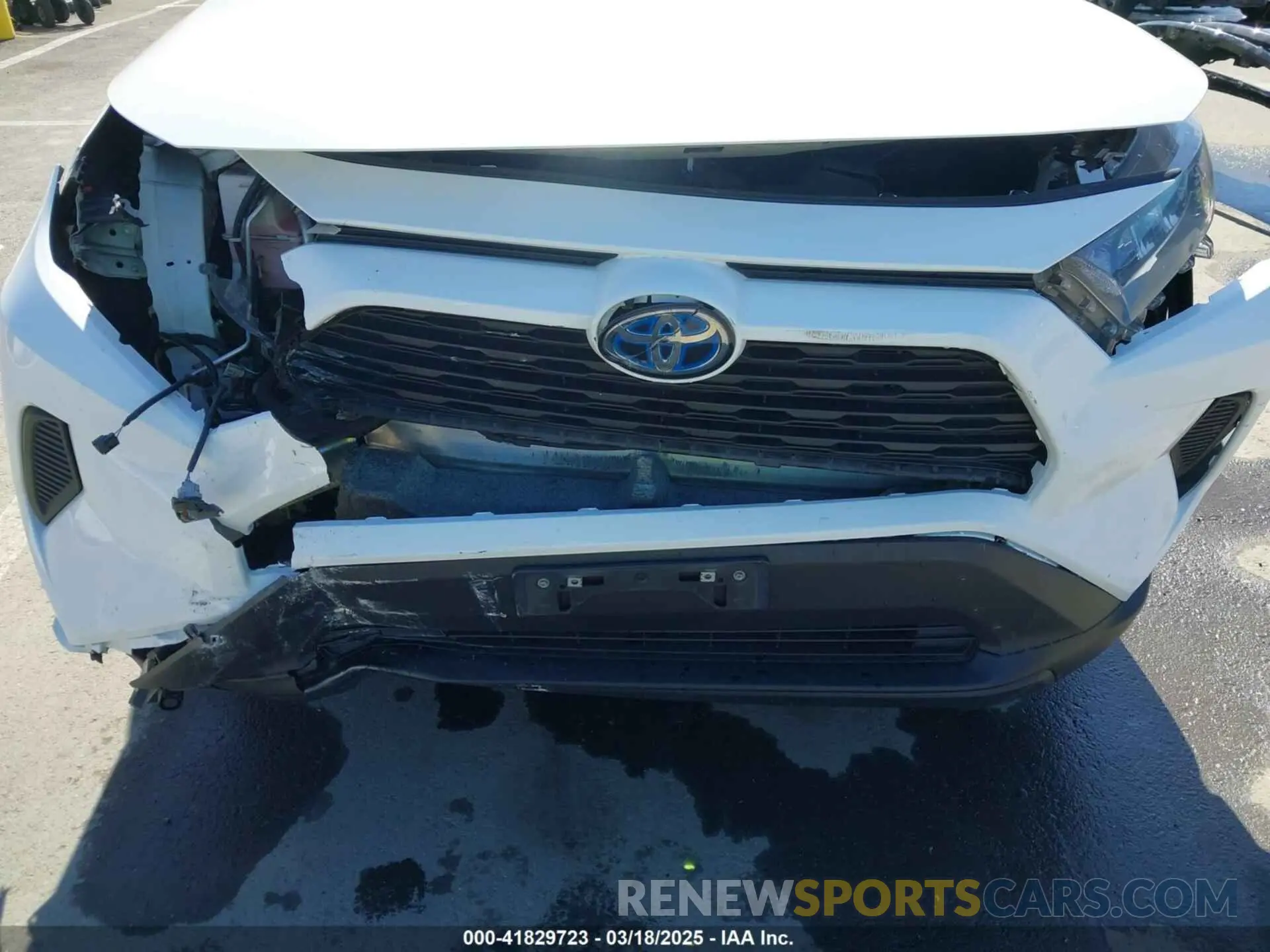 6 fotografías del automóvil dañado 4T3M6RFV7MU027172 TOYOTA RAV4 HYBRID 2021
