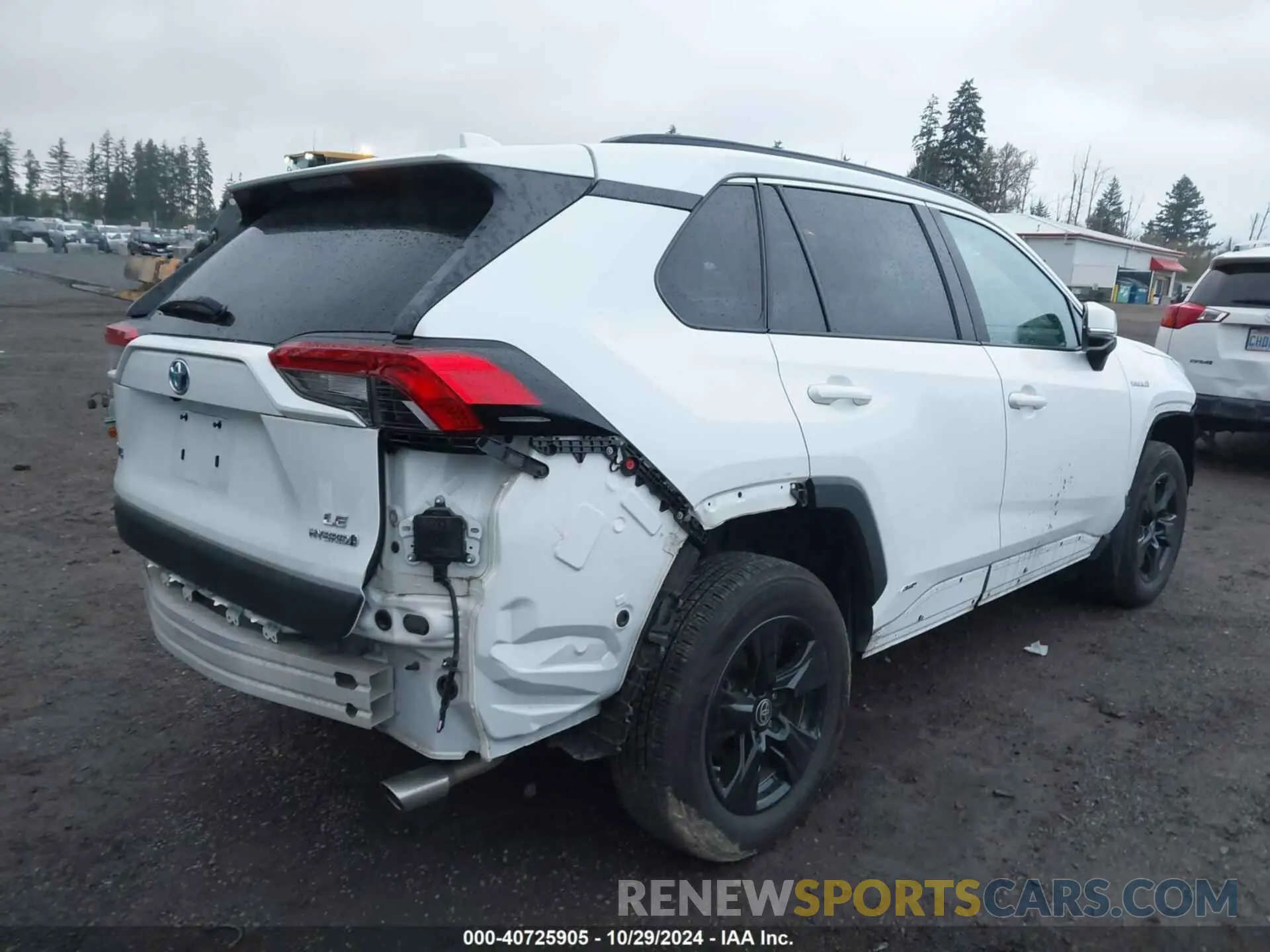 4 fotografías del automóvil dañado 4T3MWRFV3MU017772 TOYOTA RAV4 HYBRID 2021