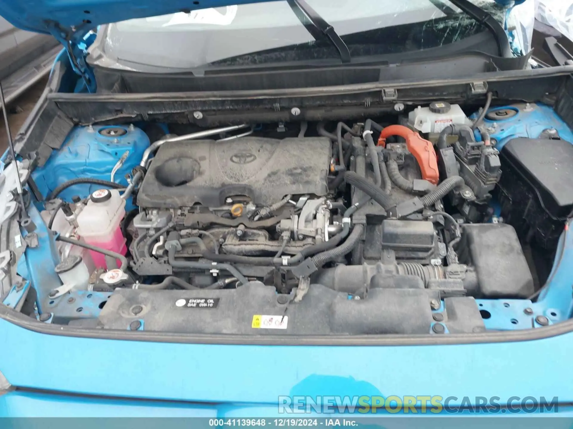 10 fotografías del automóvil dañado 4T3MWRFV6MU027826 TOYOTA RAV4 HYBRID 2021