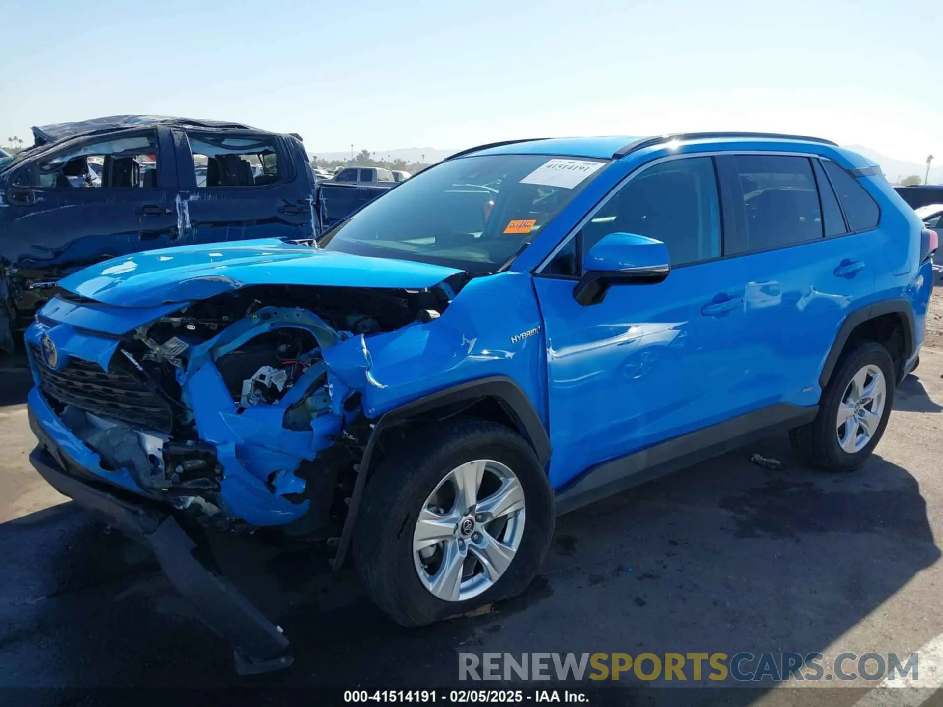 2 fotografías del automóvil dañado 4T3MWRFVXMU023035 TOYOTA RAV4 HYBRID 2021
