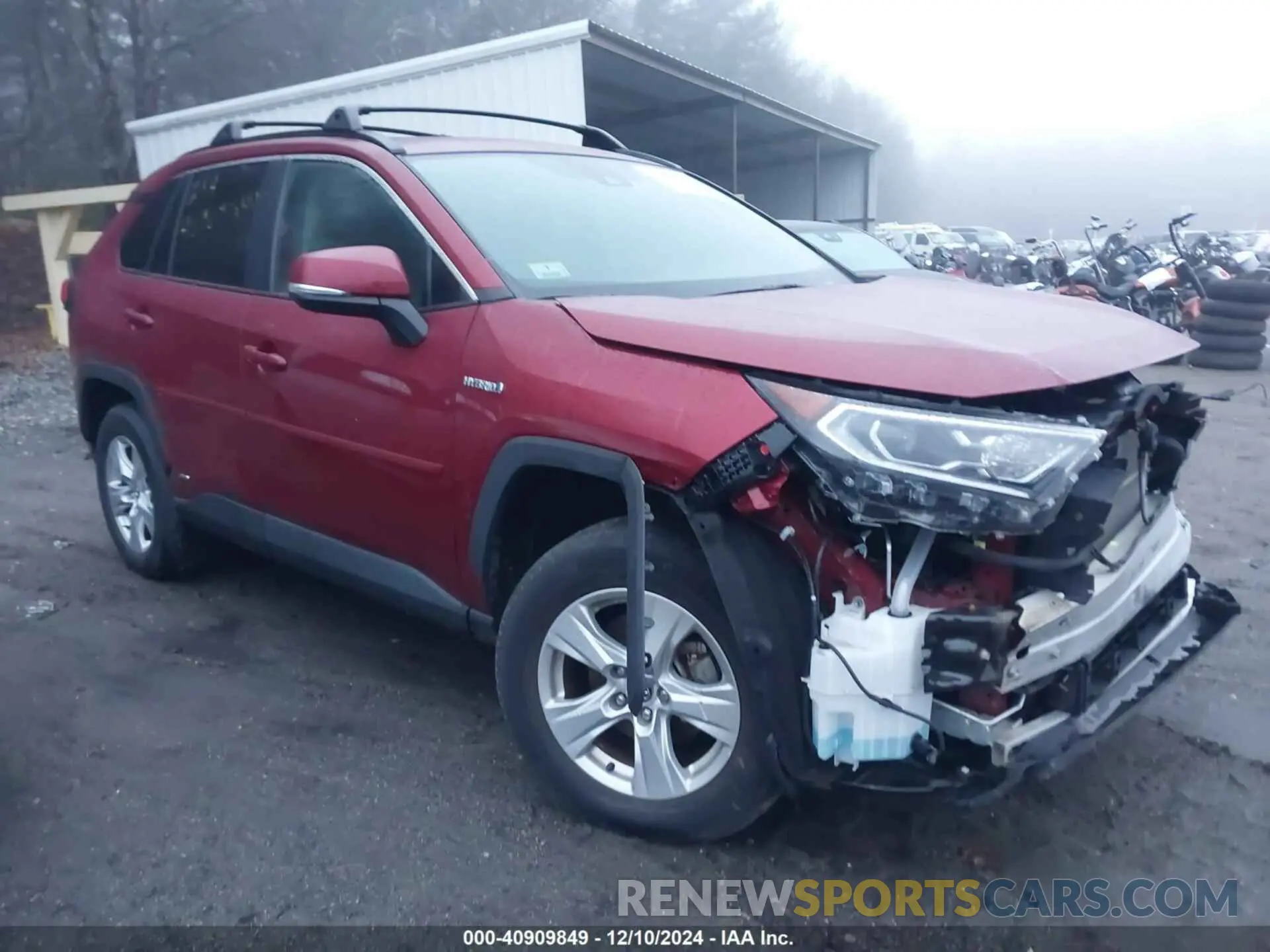 1 fotografías del automóvil dañado 4T3R6RFV0MU019033 TOYOTA RAV4 HYBRID 2021