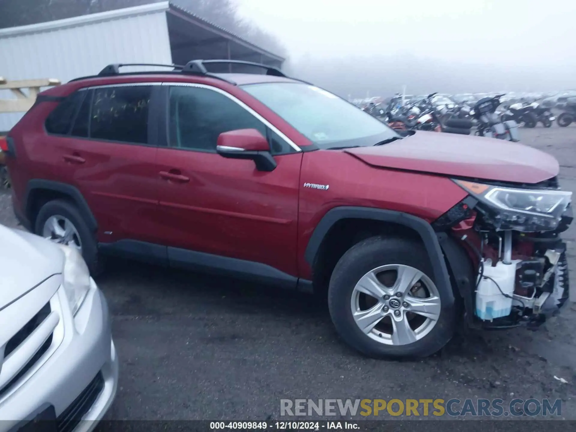 14 fotografías del automóvil dañado 4T3R6RFV0MU019033 TOYOTA RAV4 HYBRID 2021