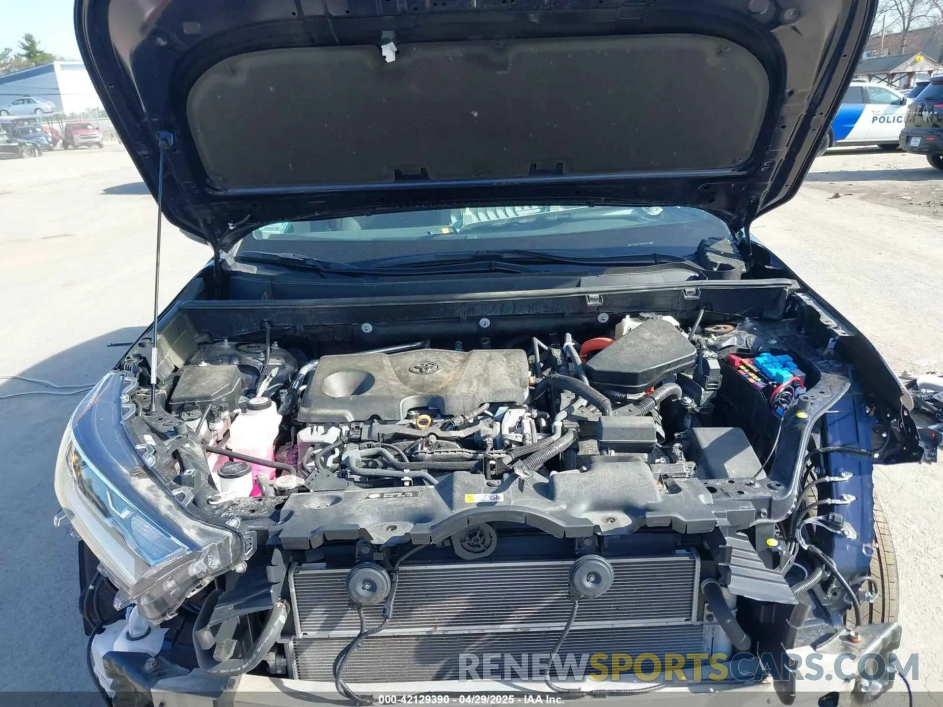 10 fotografías del automóvil dañado 4T3R6RFV2MU018403 TOYOTA RAV4 HYBRID 2021
