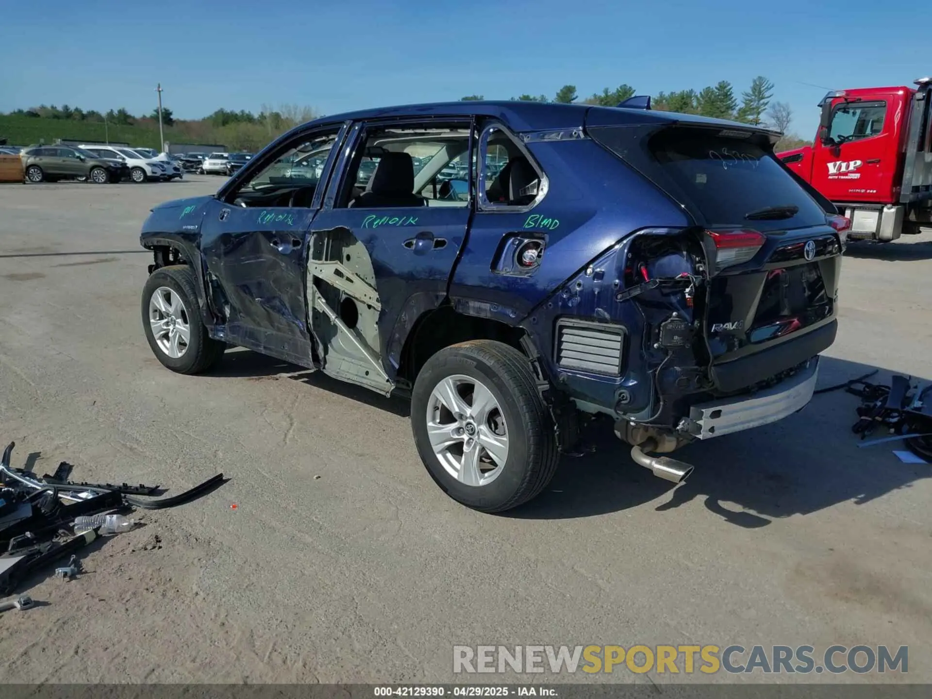 3 fotografías del automóvil dañado 4T3R6RFV2MU018403 TOYOTA RAV4 HYBRID 2021