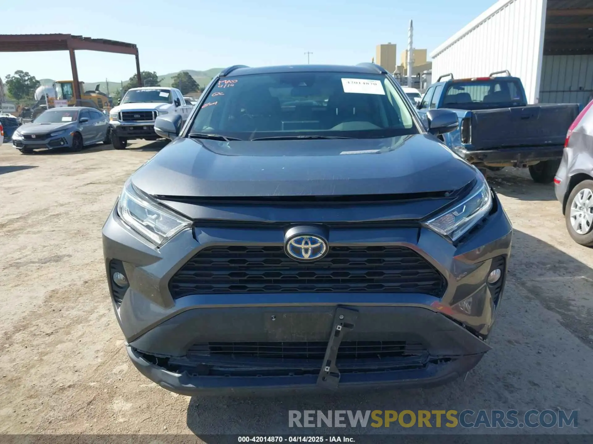 12 fotografías del automóvil dañado 4T3R6RFV3MU018796 TOYOTA RAV4 HYBRID 2021