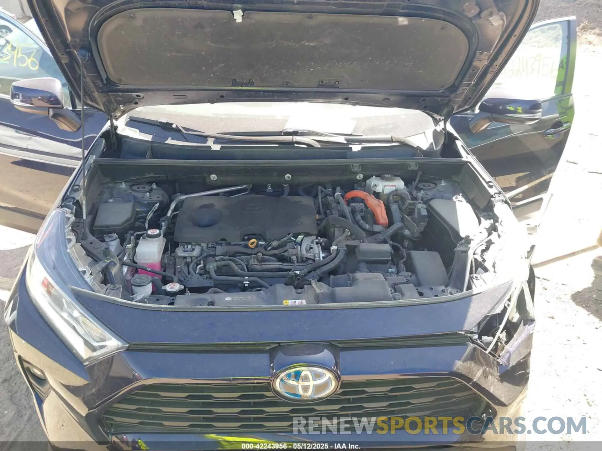 10 fotografías del automóvil dañado 4T3R6RFV4MU029452 TOYOTA RAV4 HYBRID 2021