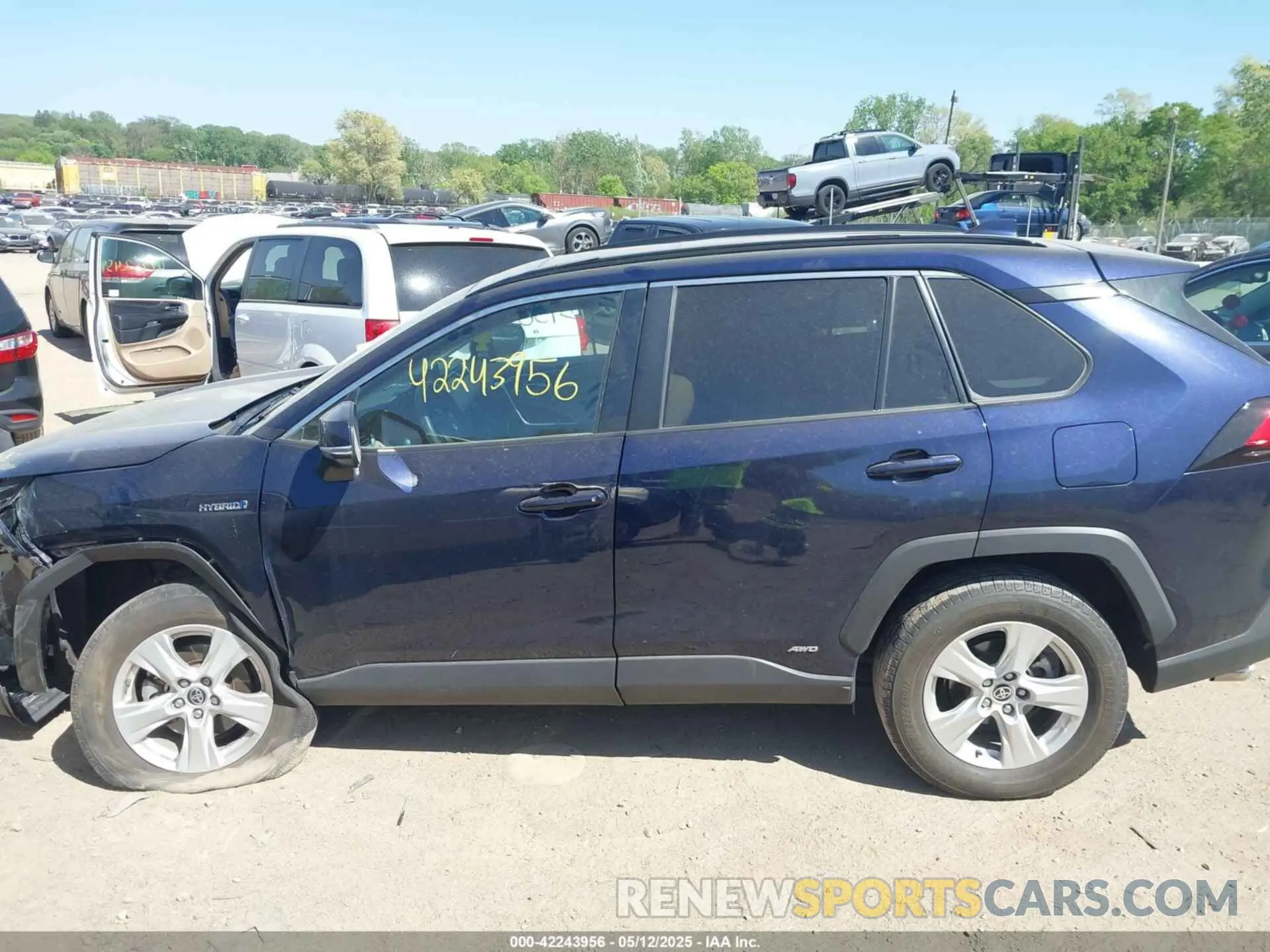 14 fotografías del automóvil dañado 4T3R6RFV4MU029452 TOYOTA RAV4 HYBRID 2021