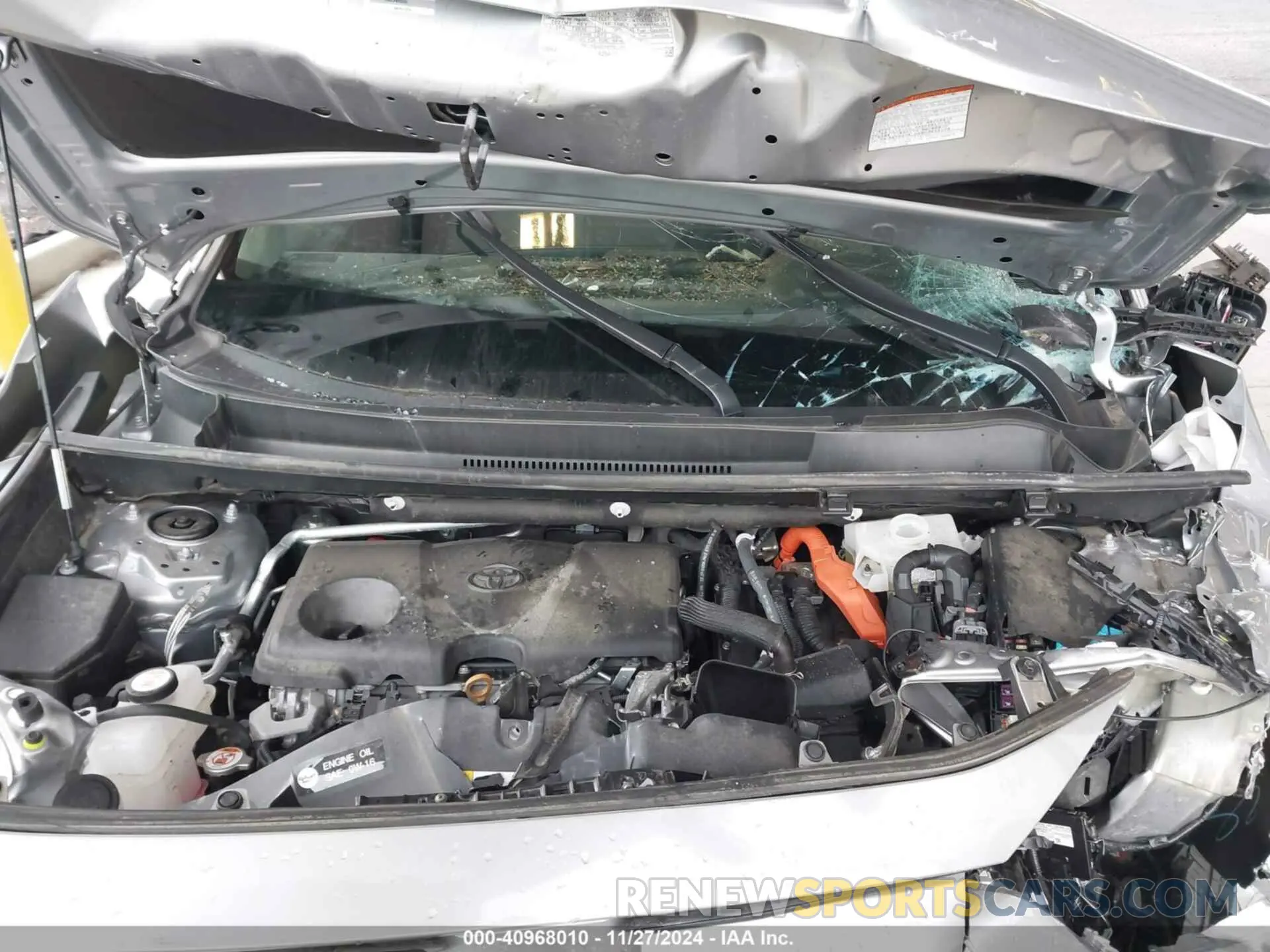 10 fotografías del automóvil dañado 4T3R6RFV7MU025816 TOYOTA RAV4 HYBRID 2021