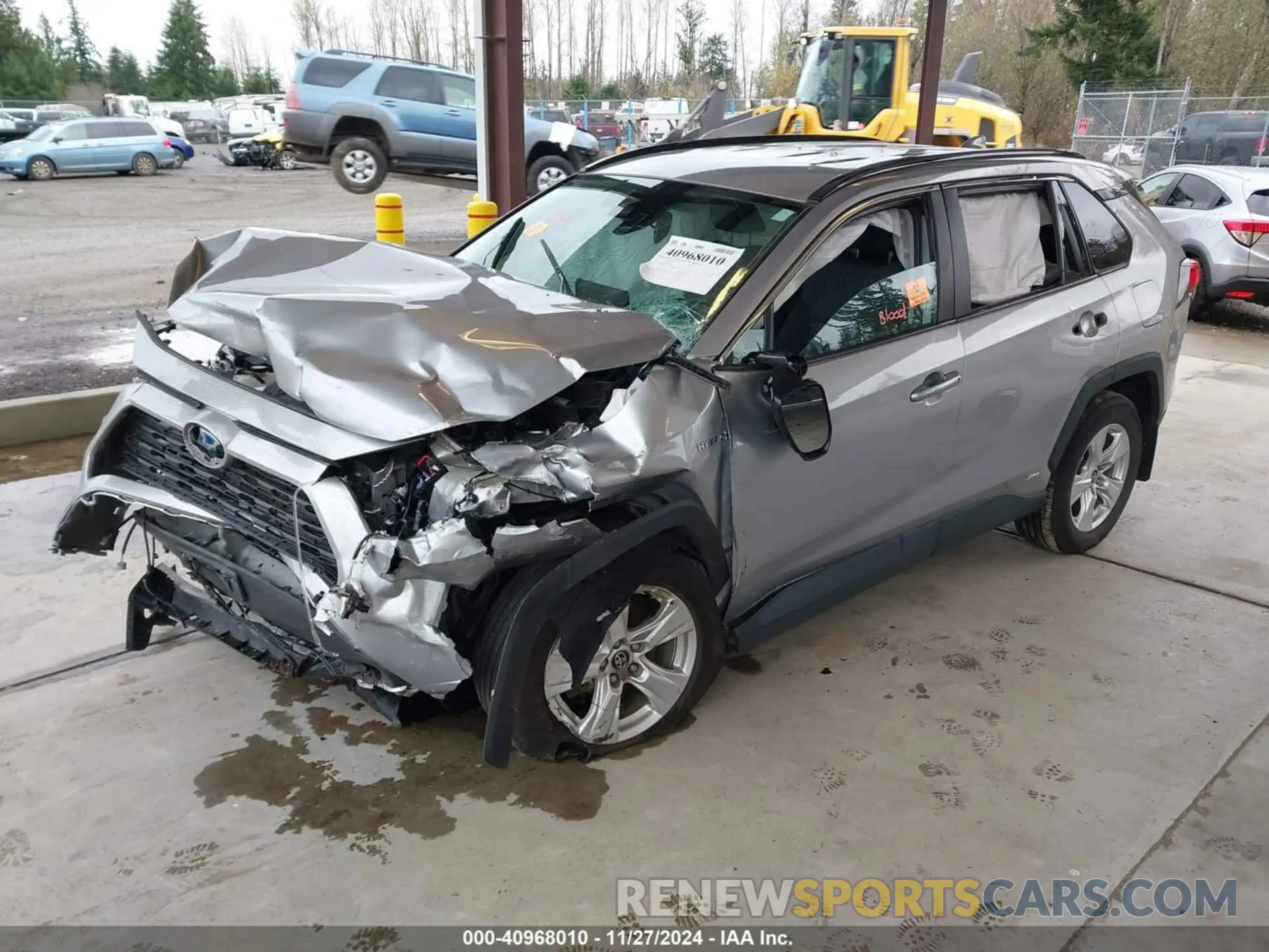 2 fotografías del automóvil dañado 4T3R6RFV7MU025816 TOYOTA RAV4 HYBRID 2021