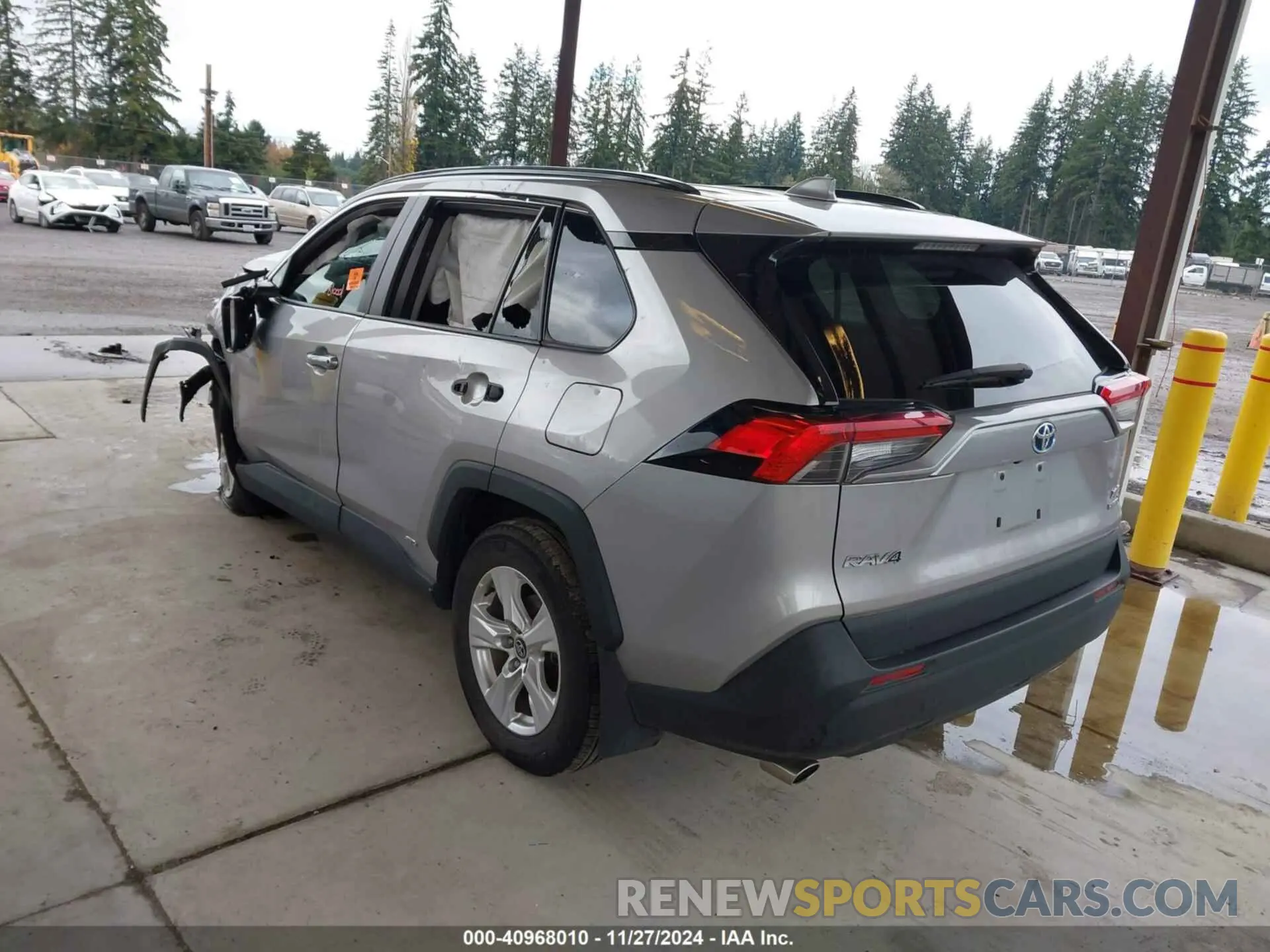 3 fotografías del automóvil dañado 4T3R6RFV7MU025816 TOYOTA RAV4 HYBRID 2021