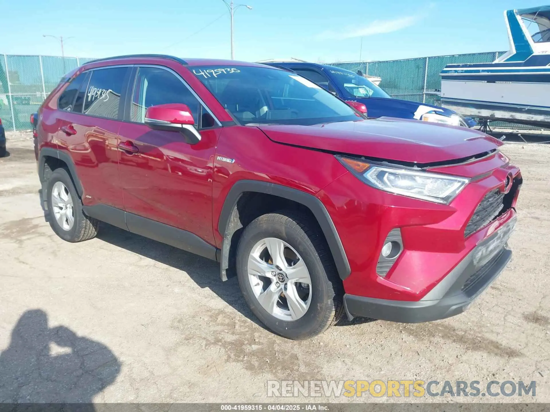 1 fotografías del automóvil dañado 4T3RWRFV0MU024121 TOYOTA RAV4 HYBRID 2021