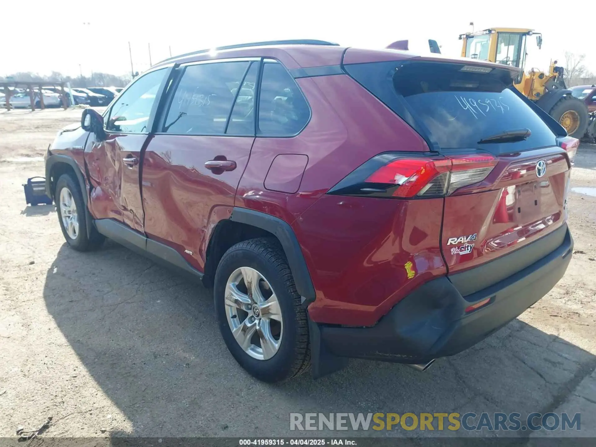 3 fotografías del automóvil dañado 4T3RWRFV0MU024121 TOYOTA RAV4 HYBRID 2021