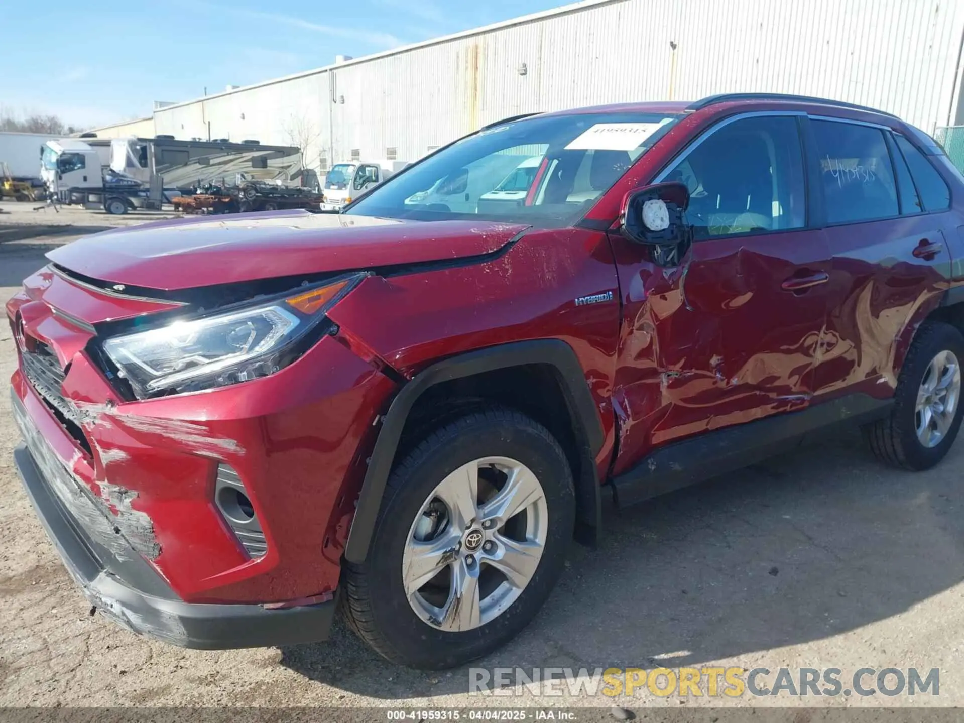 6 fotografías del automóvil dañado 4T3RWRFV0MU024121 TOYOTA RAV4 HYBRID 2021