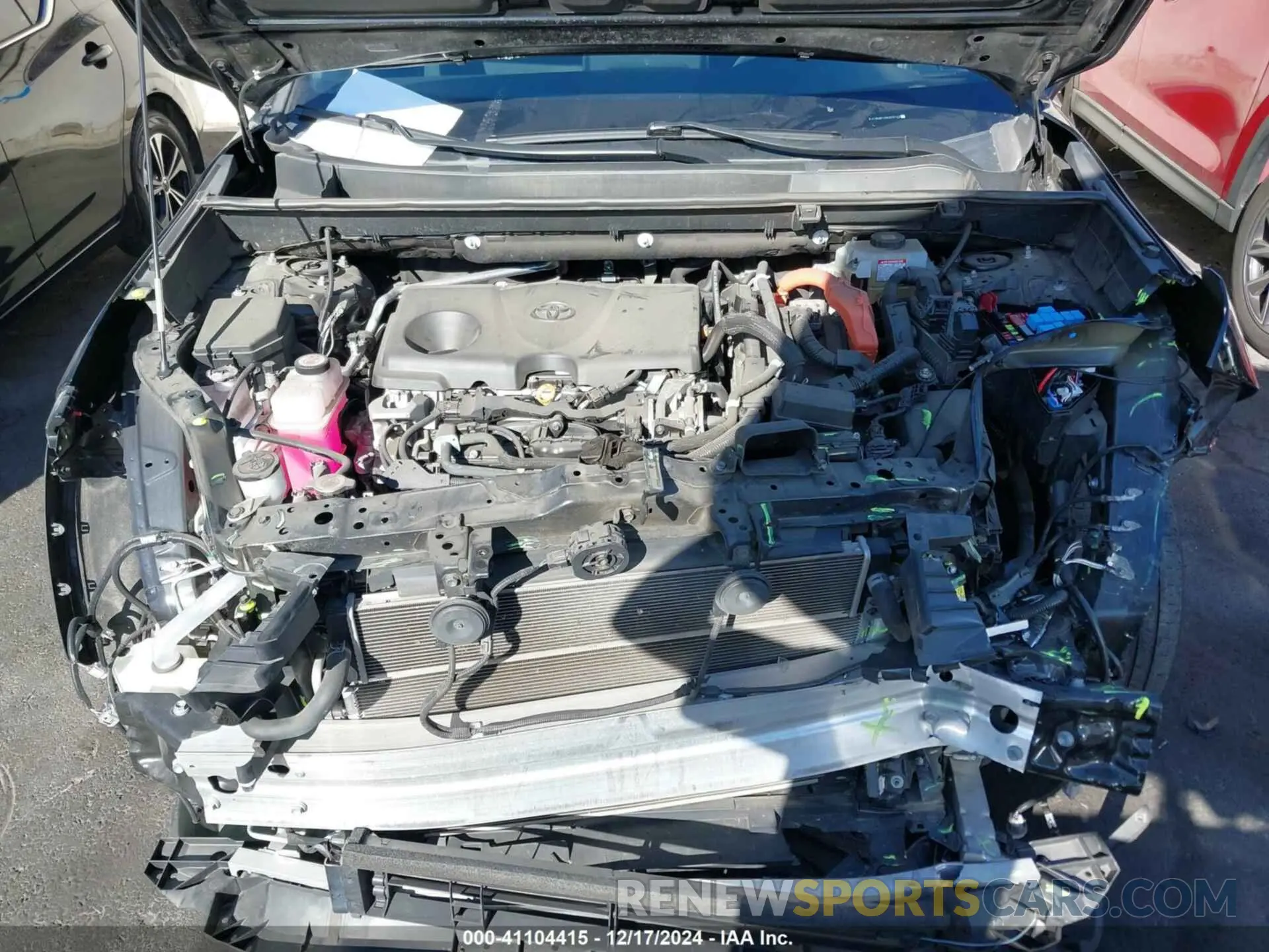 10 fotografías del automóvil dañado 4T3RWRFV0MU035149 TOYOTA RAV4 HYBRID 2021