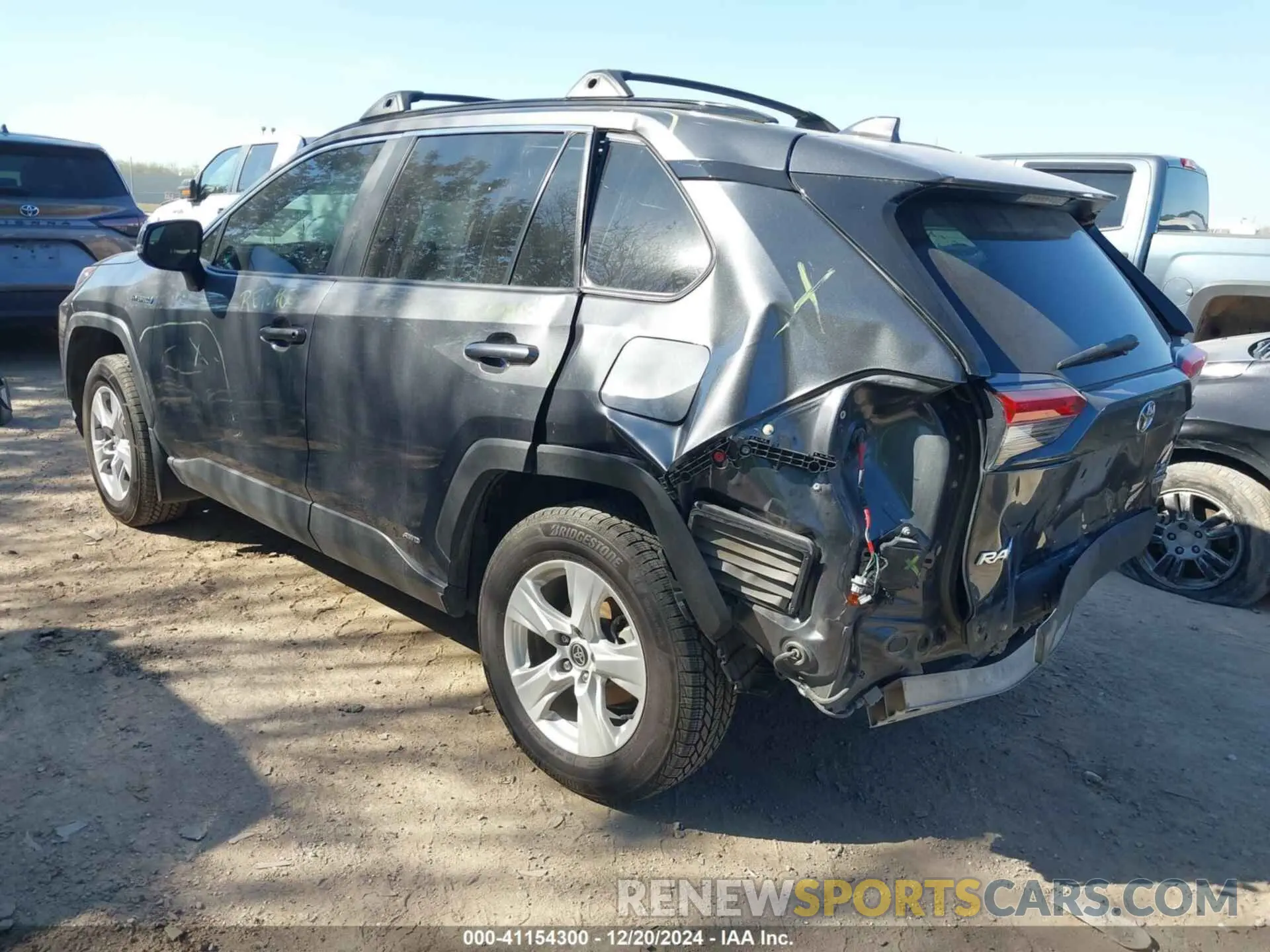 3 fotografías del automóvil dañado 4T3RWRFV1MU017694 TOYOTA RAV4 HYBRID 2021