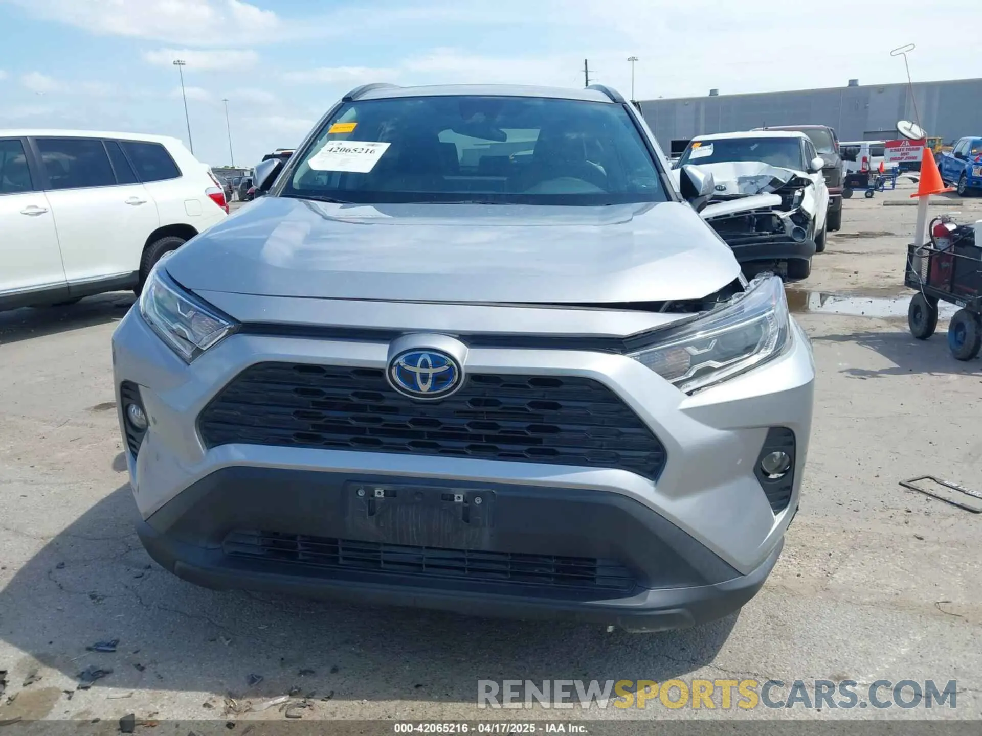 12 fotografías del automóvil dañado 4T3RWRFV1MU040120 TOYOTA RAV4 HYBRID 2021