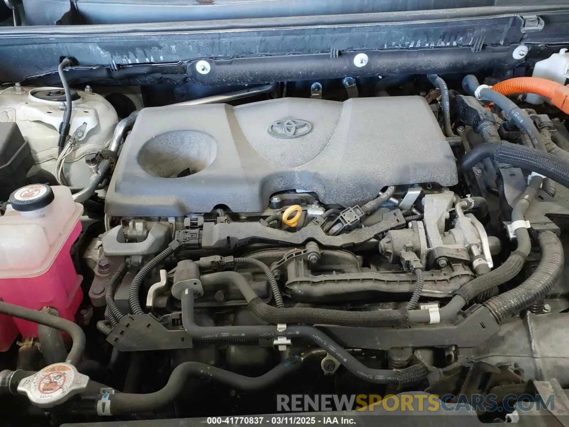 10 fotografías del automóvil dañado 4T3RWRFV2MU040854 TOYOTA RAV4 HYBRID 2021