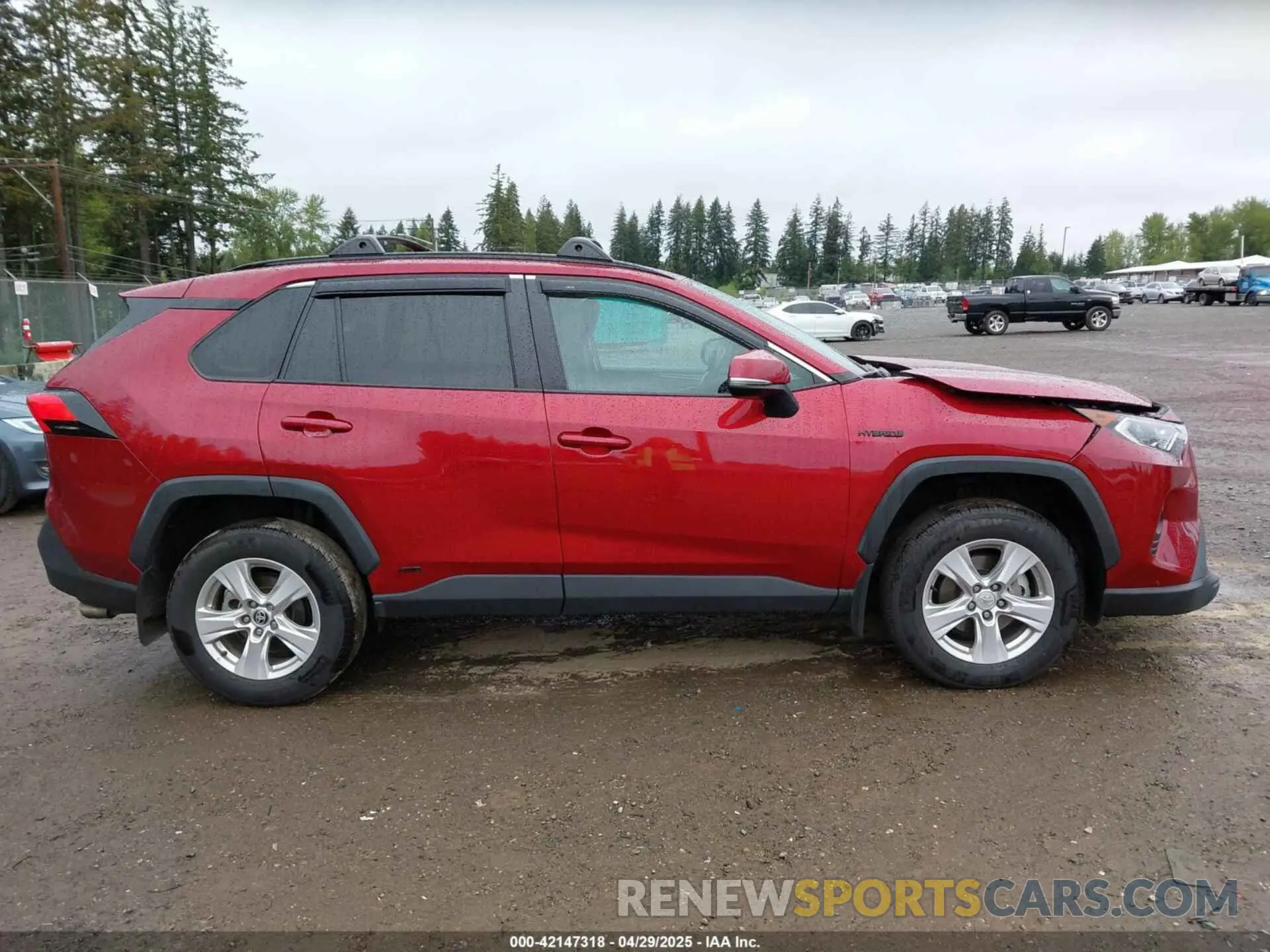 13 fotografías del automóvil dañado 4T3RWRFV3MU036375 TOYOTA RAV4 HYBRID 2021