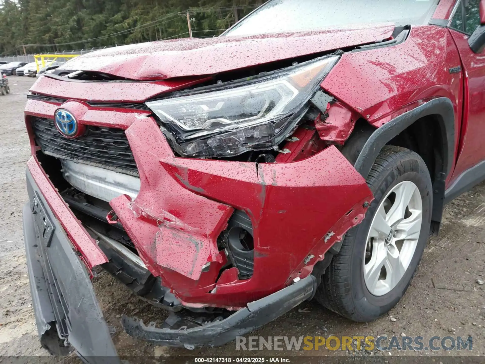 17 fotografías del automóvil dañado 4T3RWRFV3MU036375 TOYOTA RAV4 HYBRID 2021