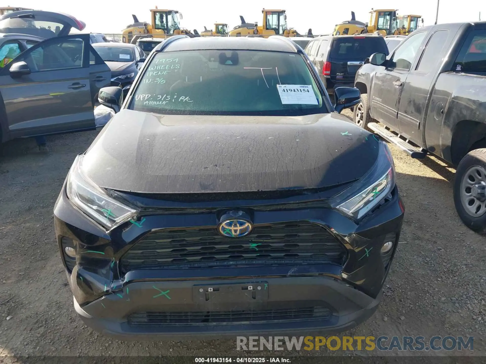 12 fotografías del automóvil dañado 4T3RWRFV5MU012238 TOYOTA RAV4 HYBRID 2021