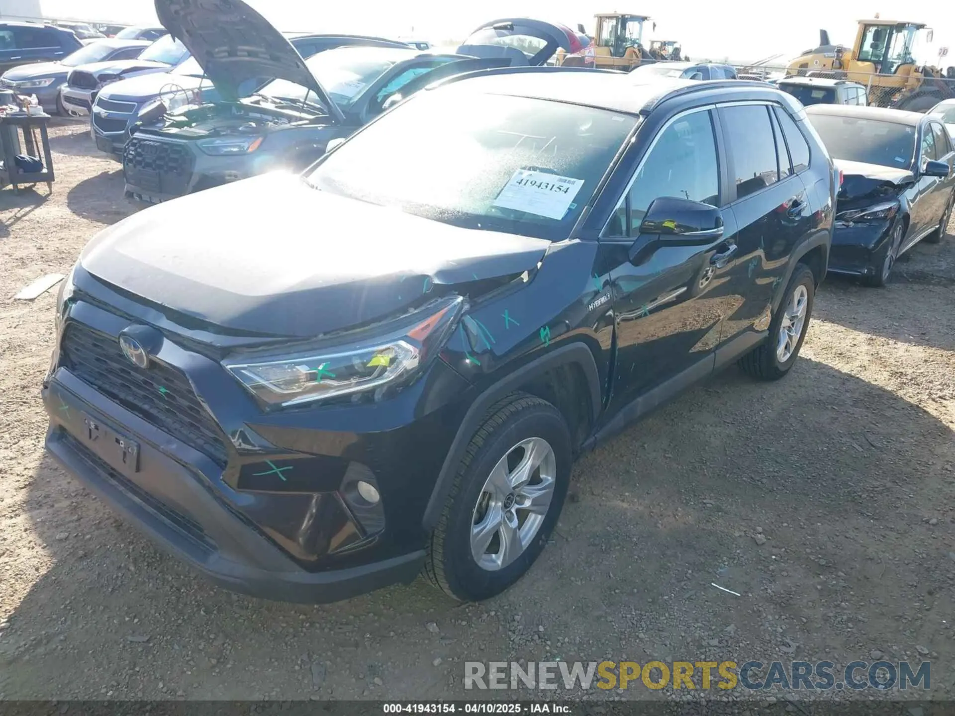 2 fotografías del automóvil dañado 4T3RWRFV5MU012238 TOYOTA RAV4 HYBRID 2021