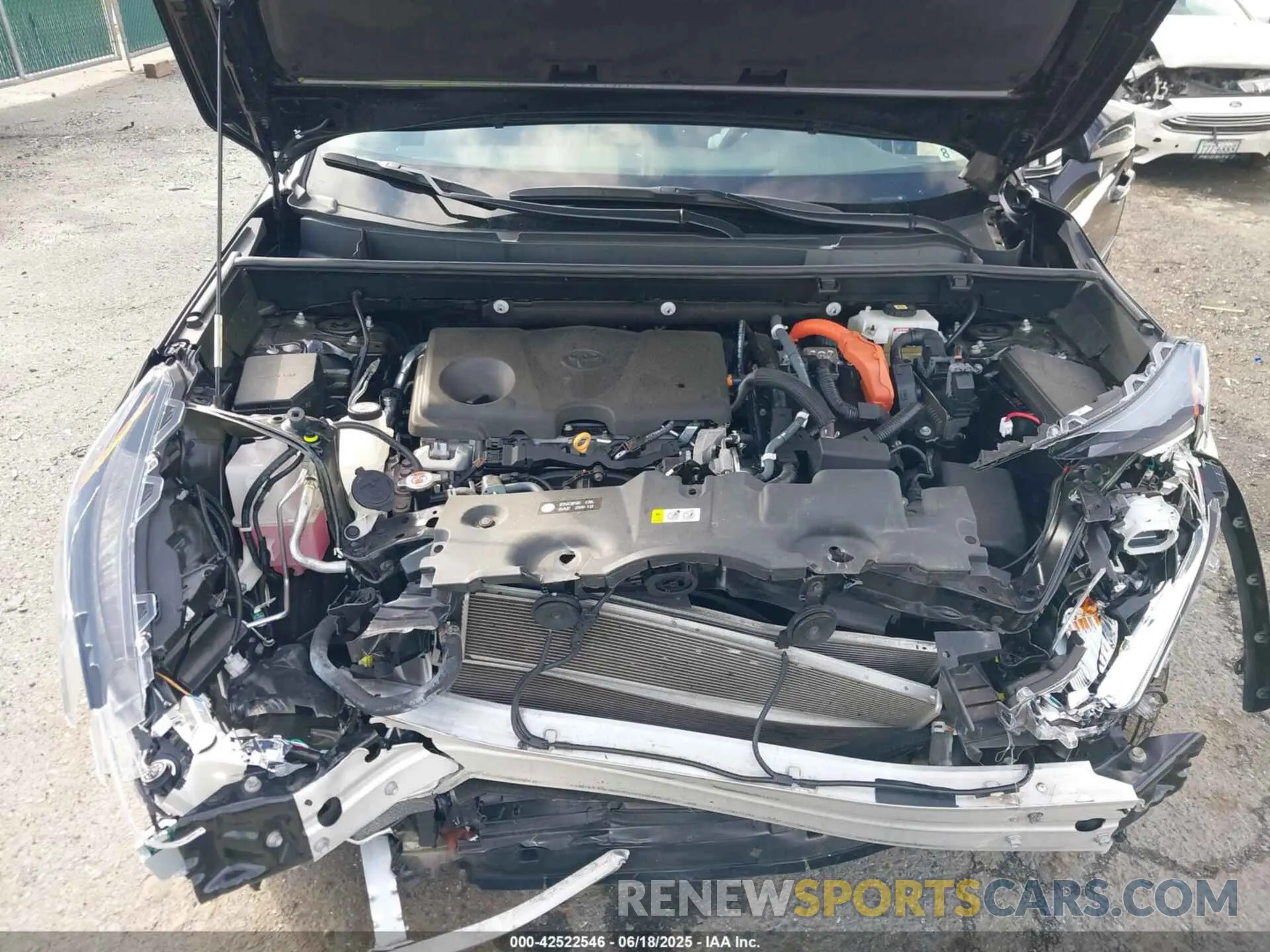 10 fotografías del automóvil dañado 4T3RWRFV7MU033916 TOYOTA RAV4 HYBRID 2021
