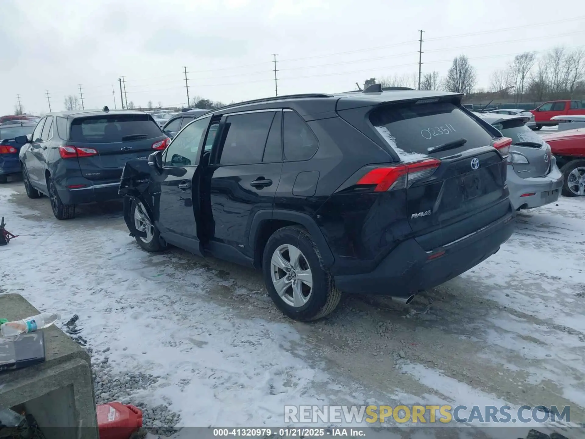 3 fotografías del automóvil dañado 4T3RWRFV8MU023511 TOYOTA RAV4 HYBRID 2021