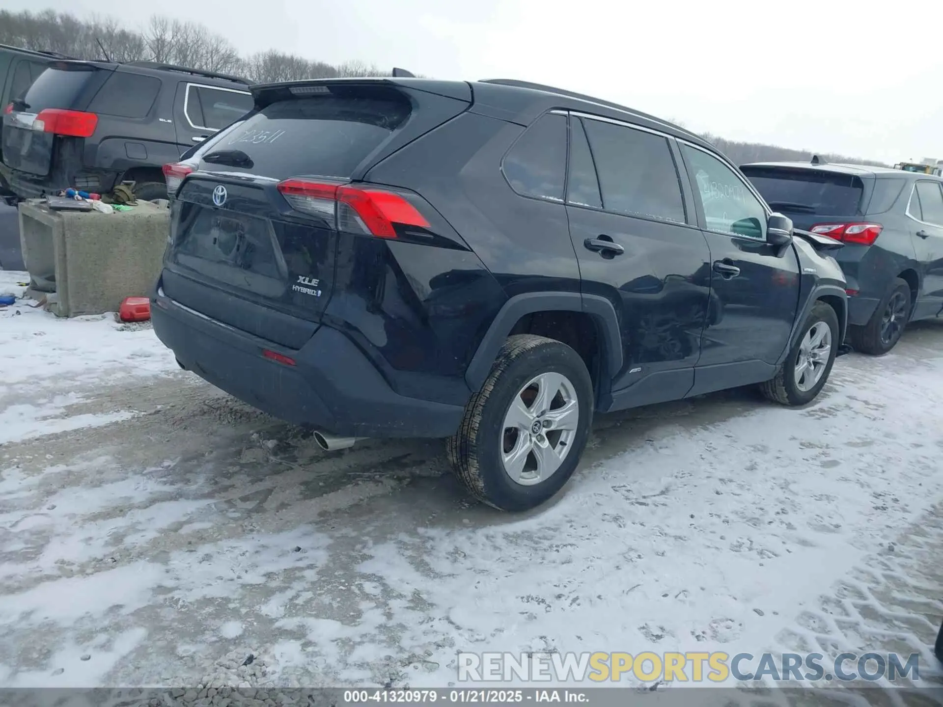 4 fotografías del automóvil dañado 4T3RWRFV8MU023511 TOYOTA RAV4 HYBRID 2021