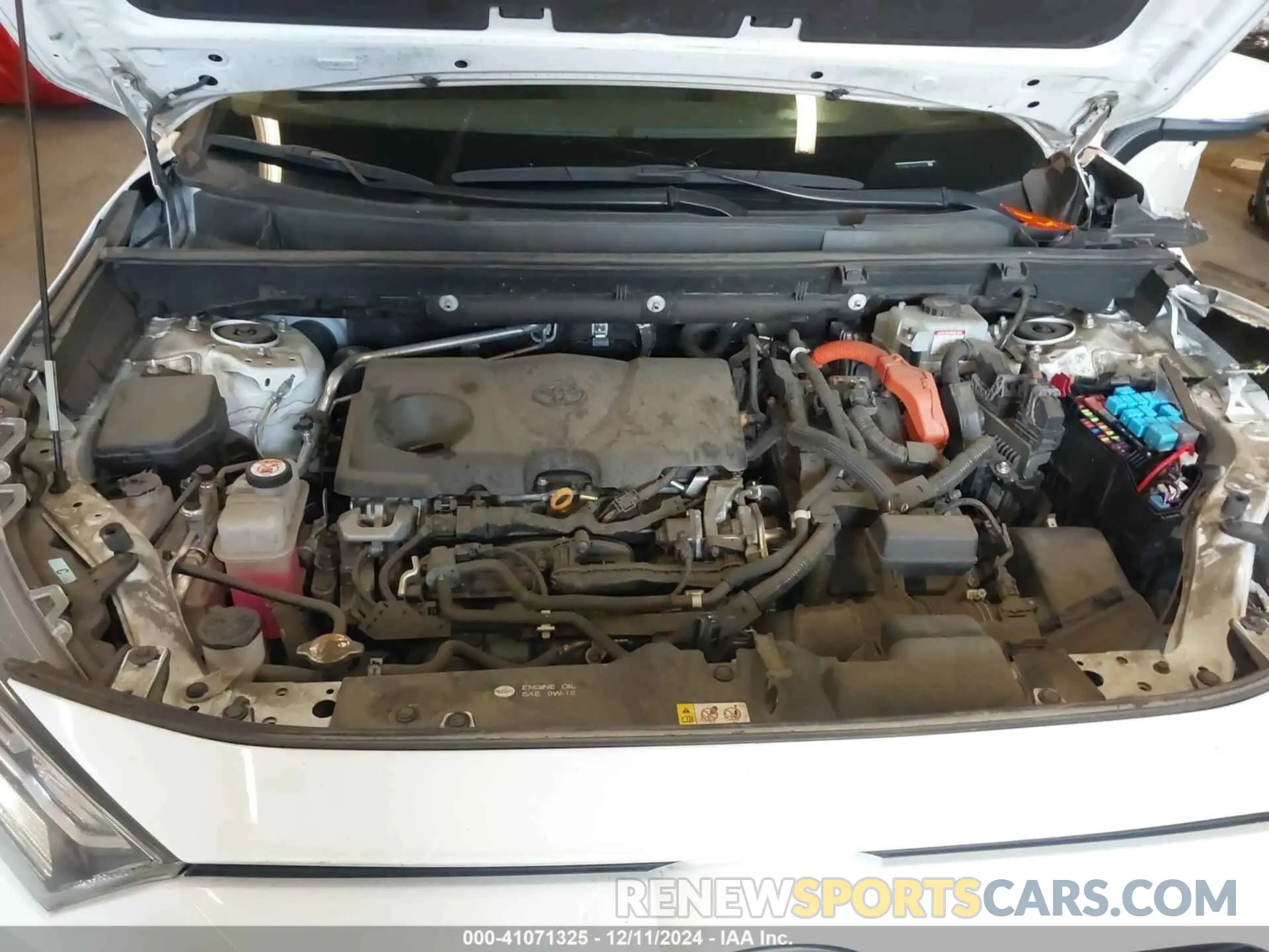 10 fotografías del automóvil dañado 4T3RWRFV8MU033987 TOYOTA RAV4 HYBRID 2021